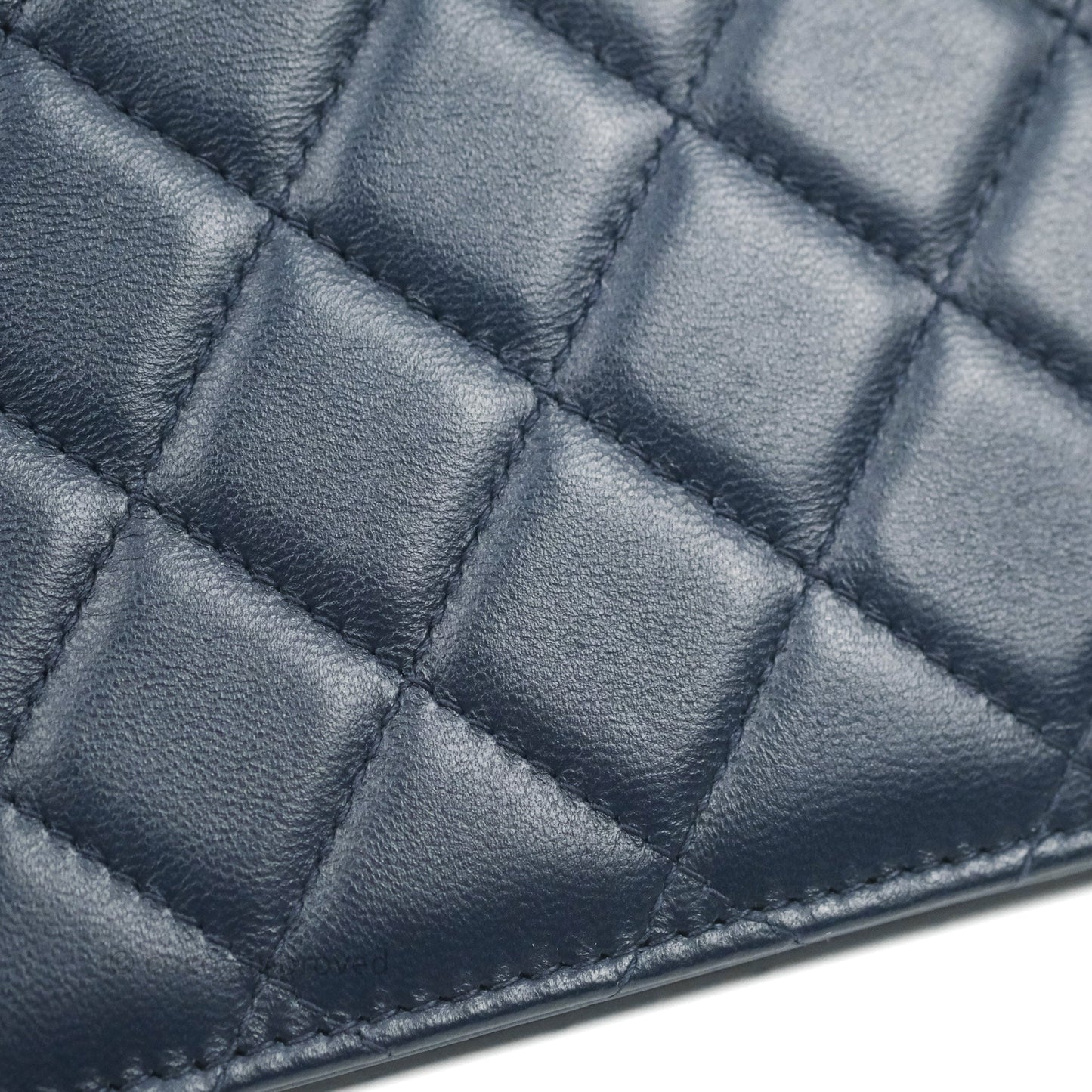 Chanel Trendy CC WOC Wallet On Chain Navy Lambskin Gold Hardware