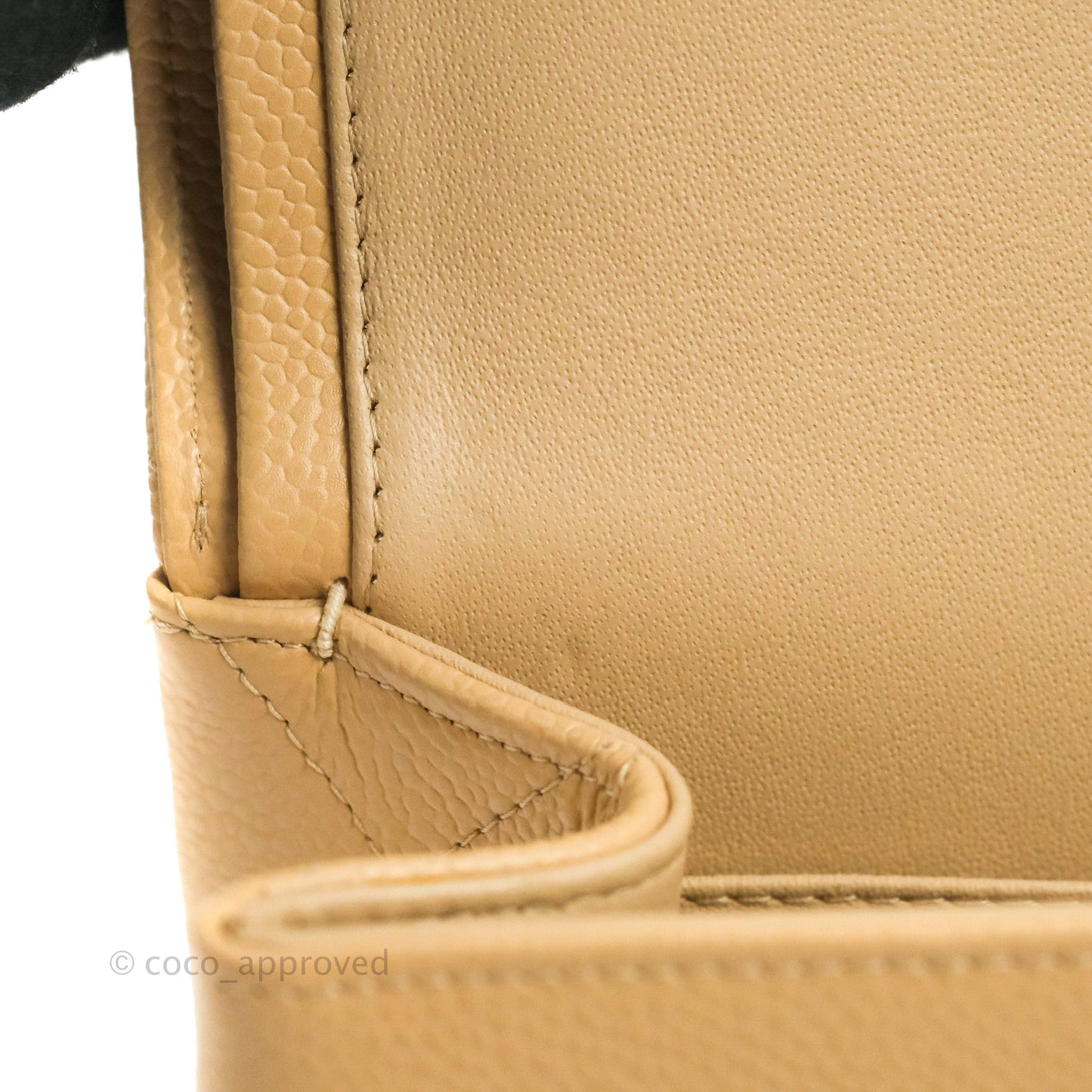 Chanel Jumbo Double Flap Beige Caviar Gold Hardware⁣⁣