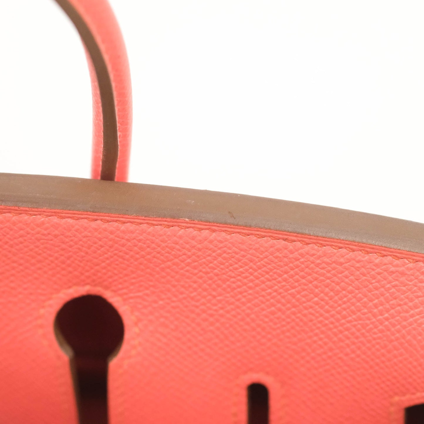 Hermes Birkin 25 Flamingo Epsom Palladium Hardware