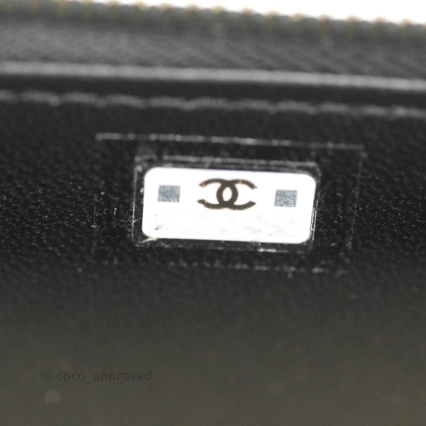 Chanel Vanity Rectangular Top Handle Black Lambskin Gold Hardware