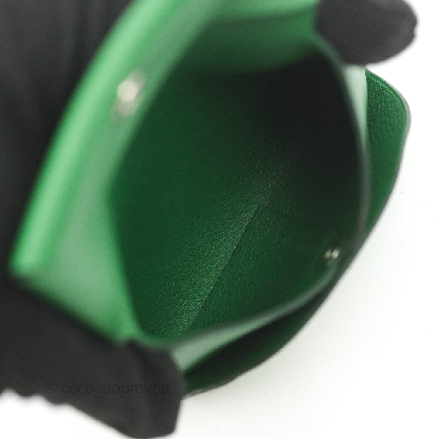 Hermès Bastia Coin Purse Green