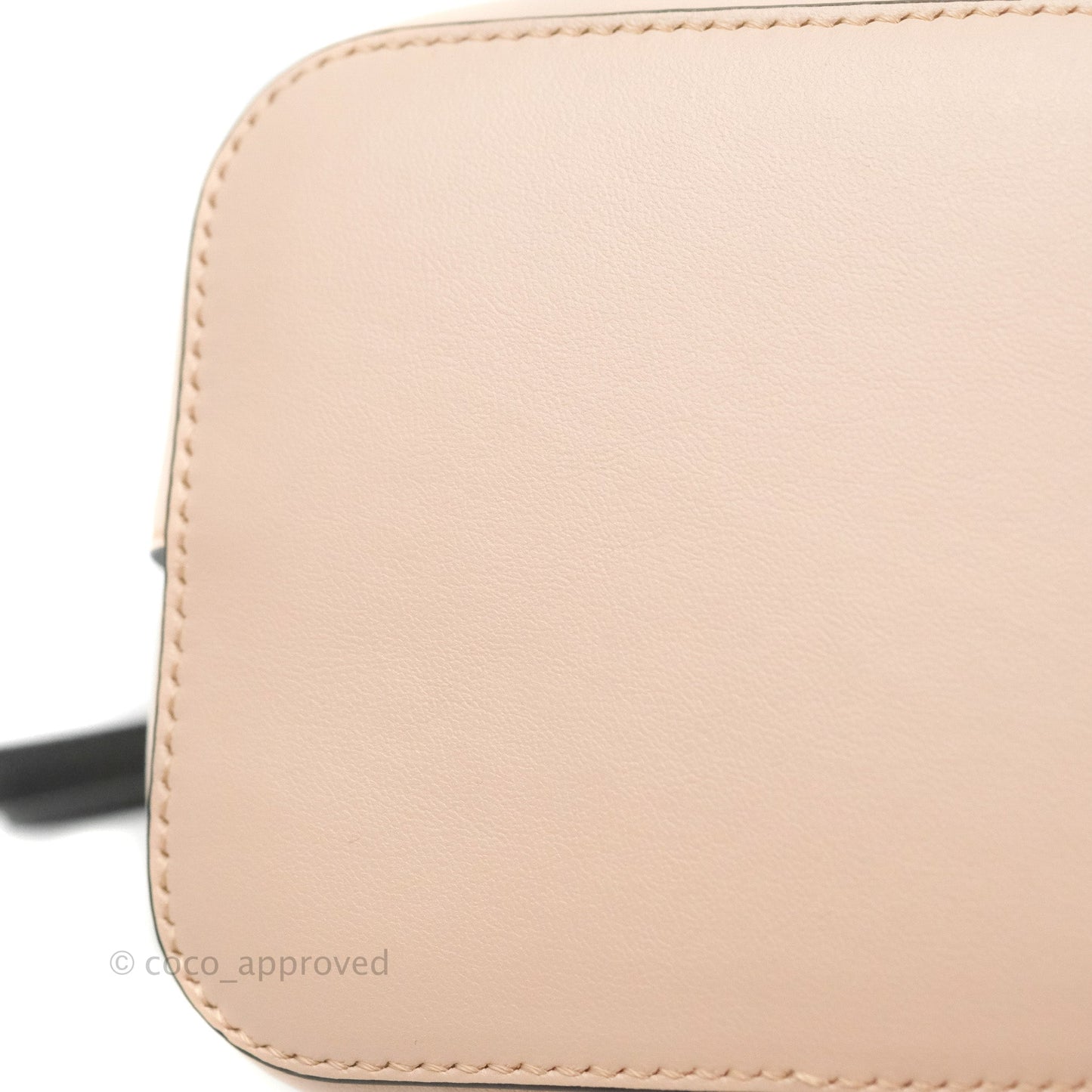 Fendi Mini Mon Tresor Bucket Bag Pink/Black Calfskin