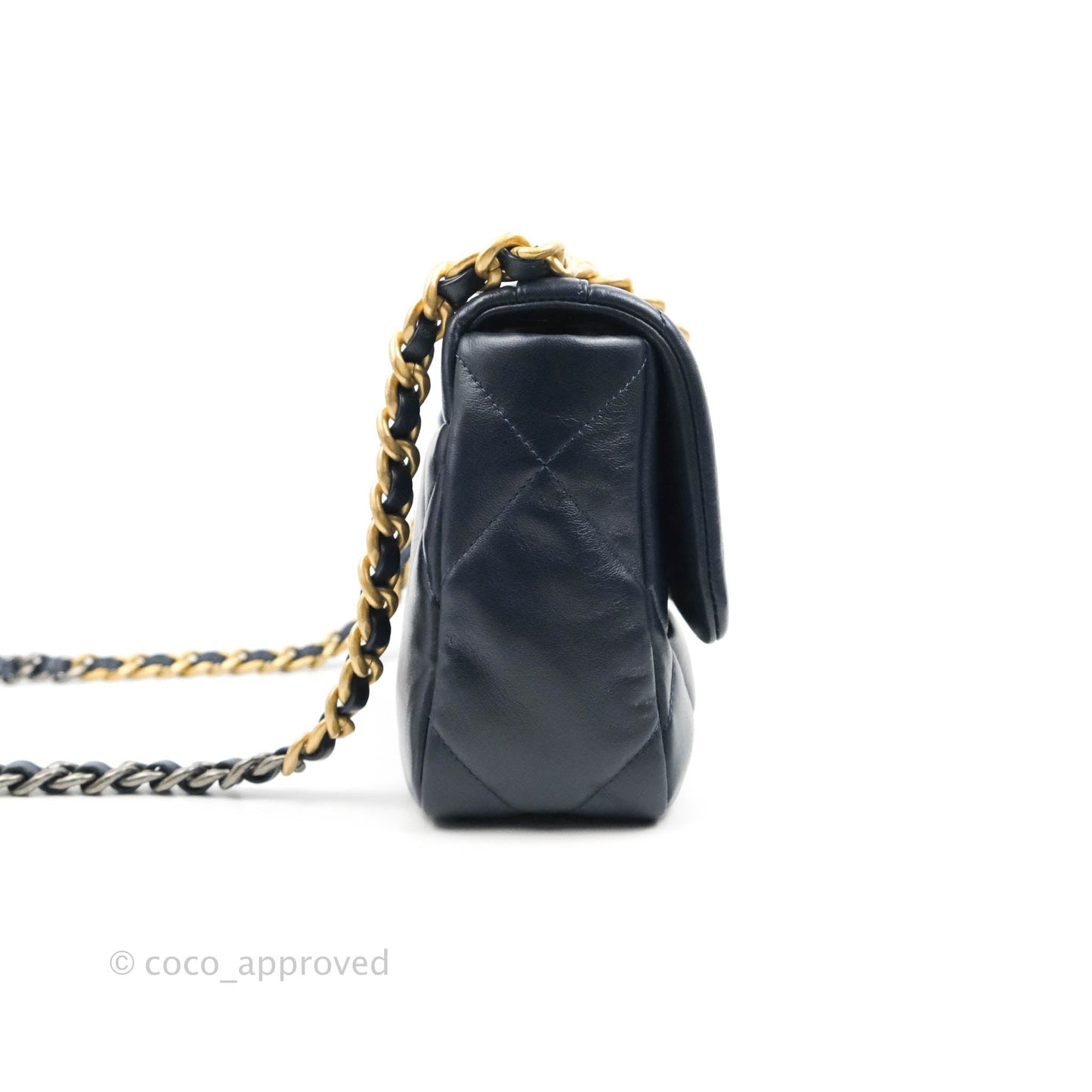 Chanel 19 Small Navy Mixed Hardware
