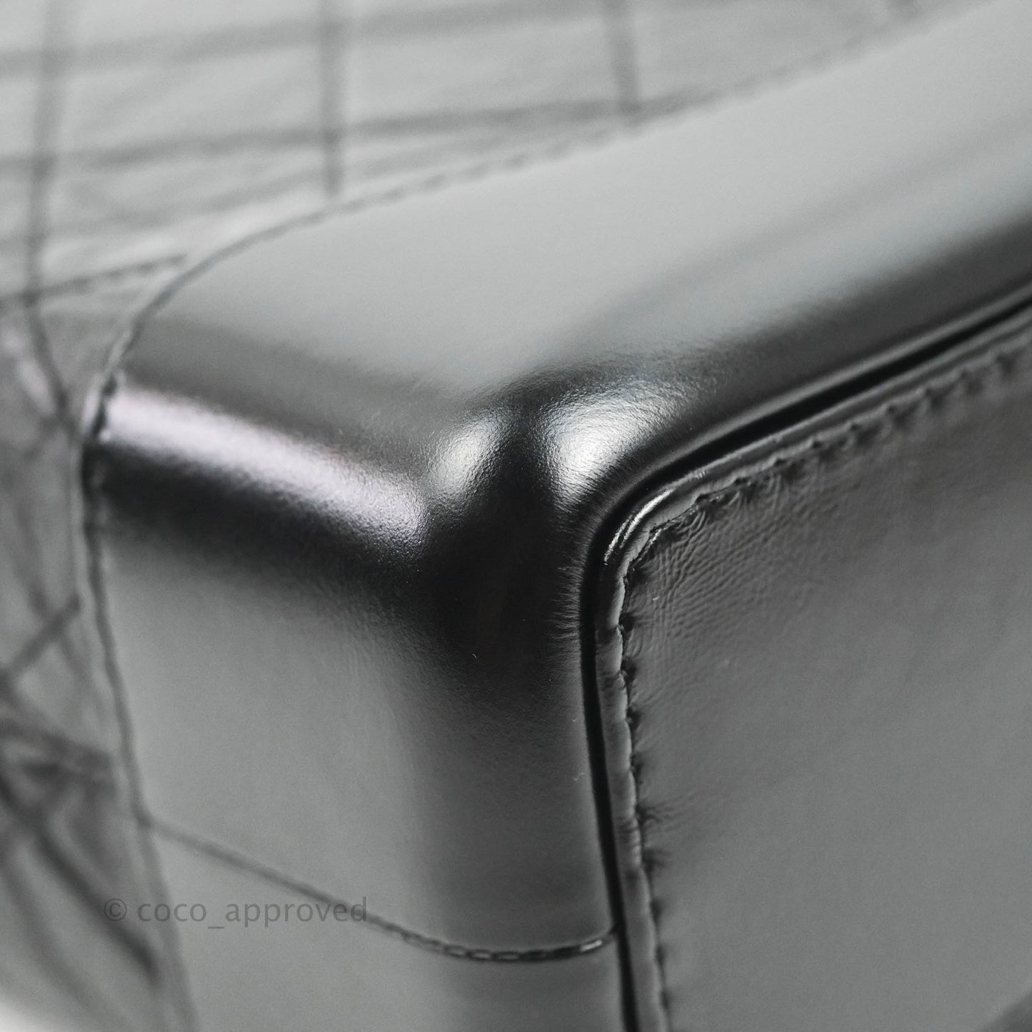 Chanel Small Gabrielle Backpack Black Aged Calfskin