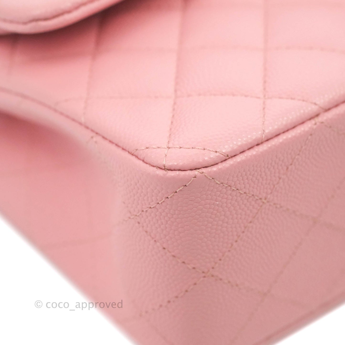 Chanel Classic Small S/M Flap Pink Caviar Gold Hardware 22C