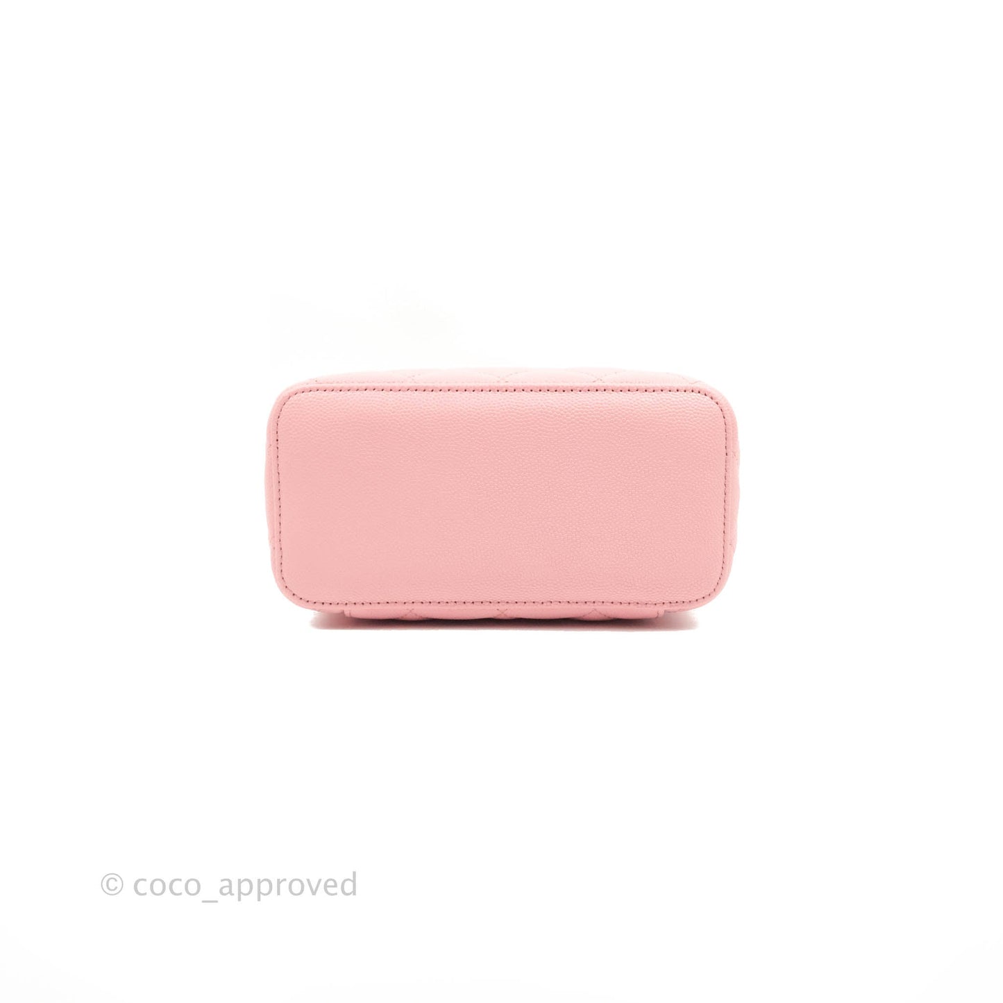 Chanel Classic Vanity with Chain Pink Caviar Gold Hardware