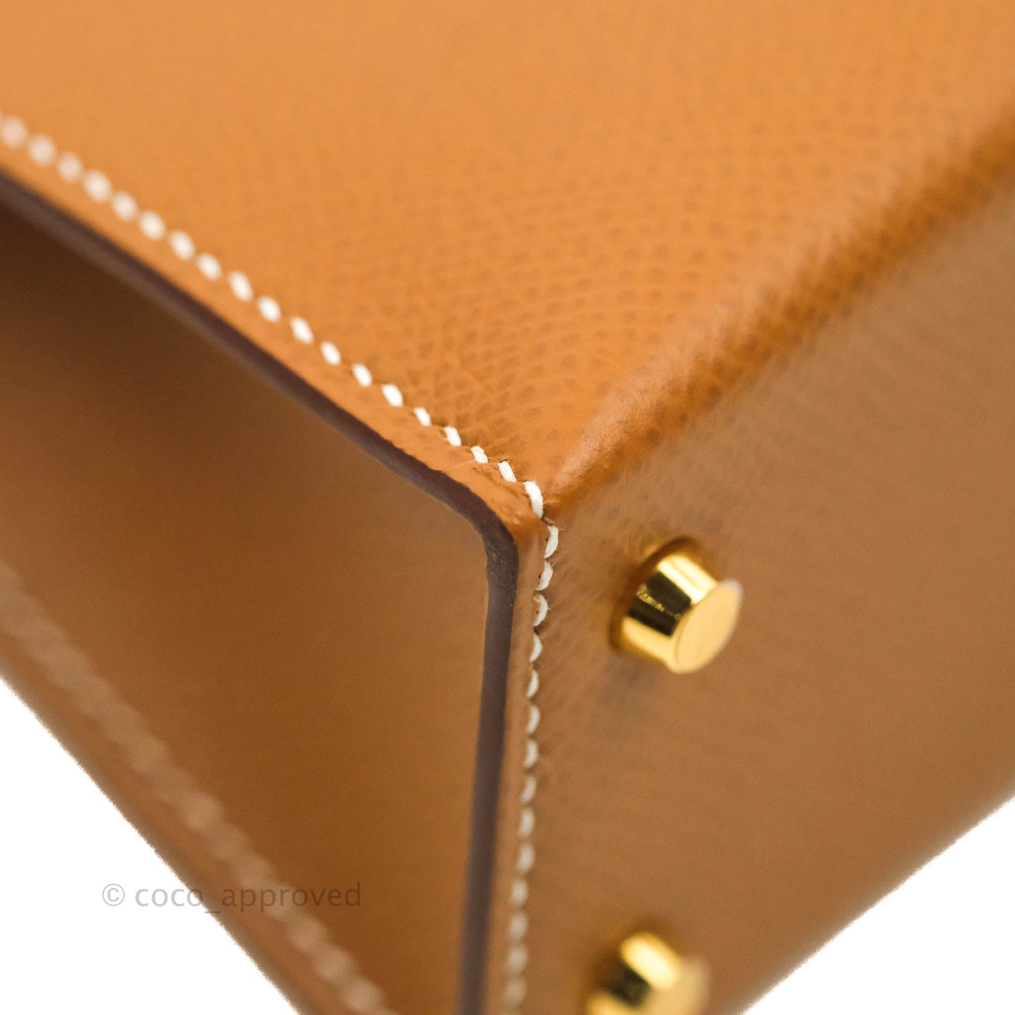Hermès Mini Kelly II Gold Epsom Gold Hardware