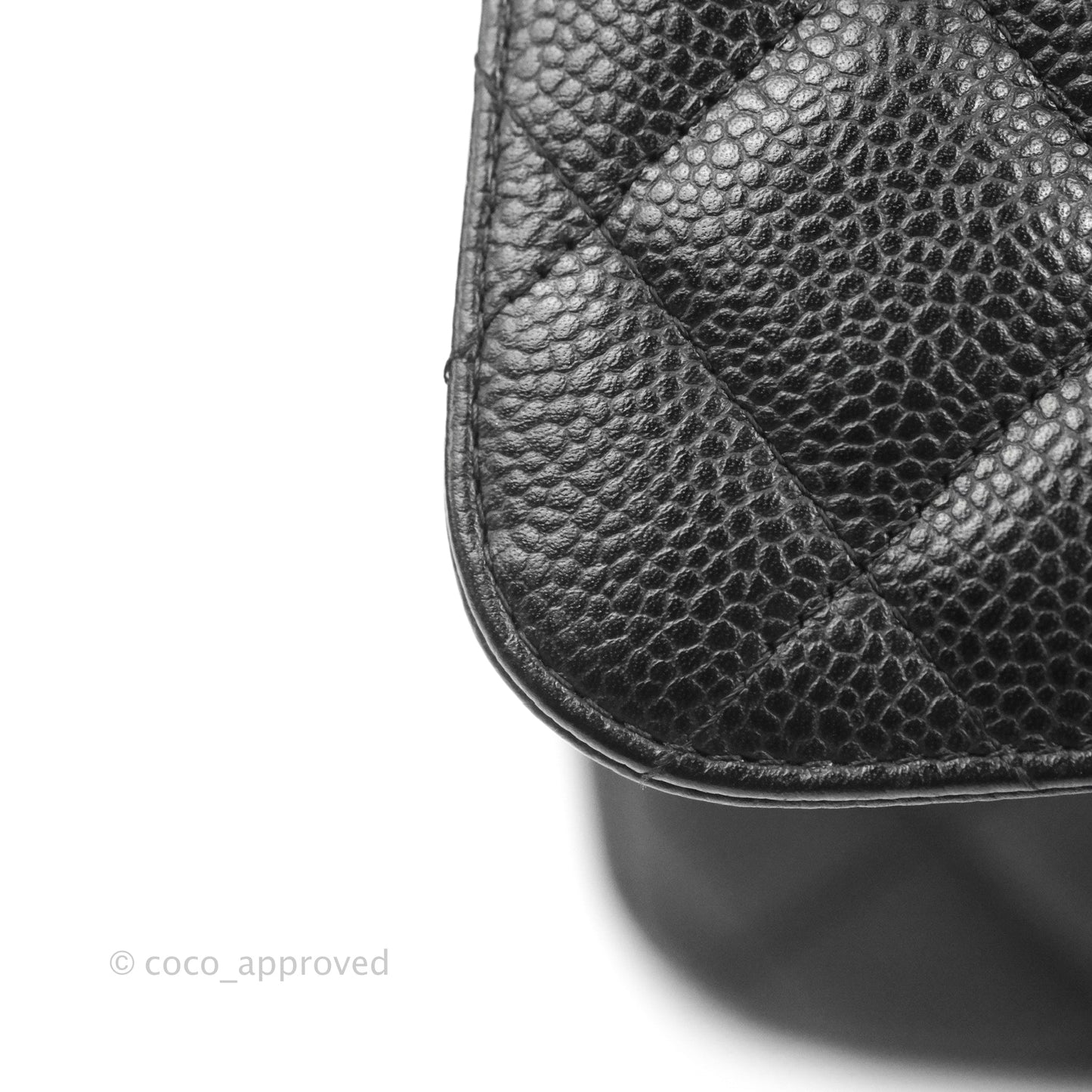 Chanel Jumbo Double Flap Black Caviar Silver Hardware⁣⁣
