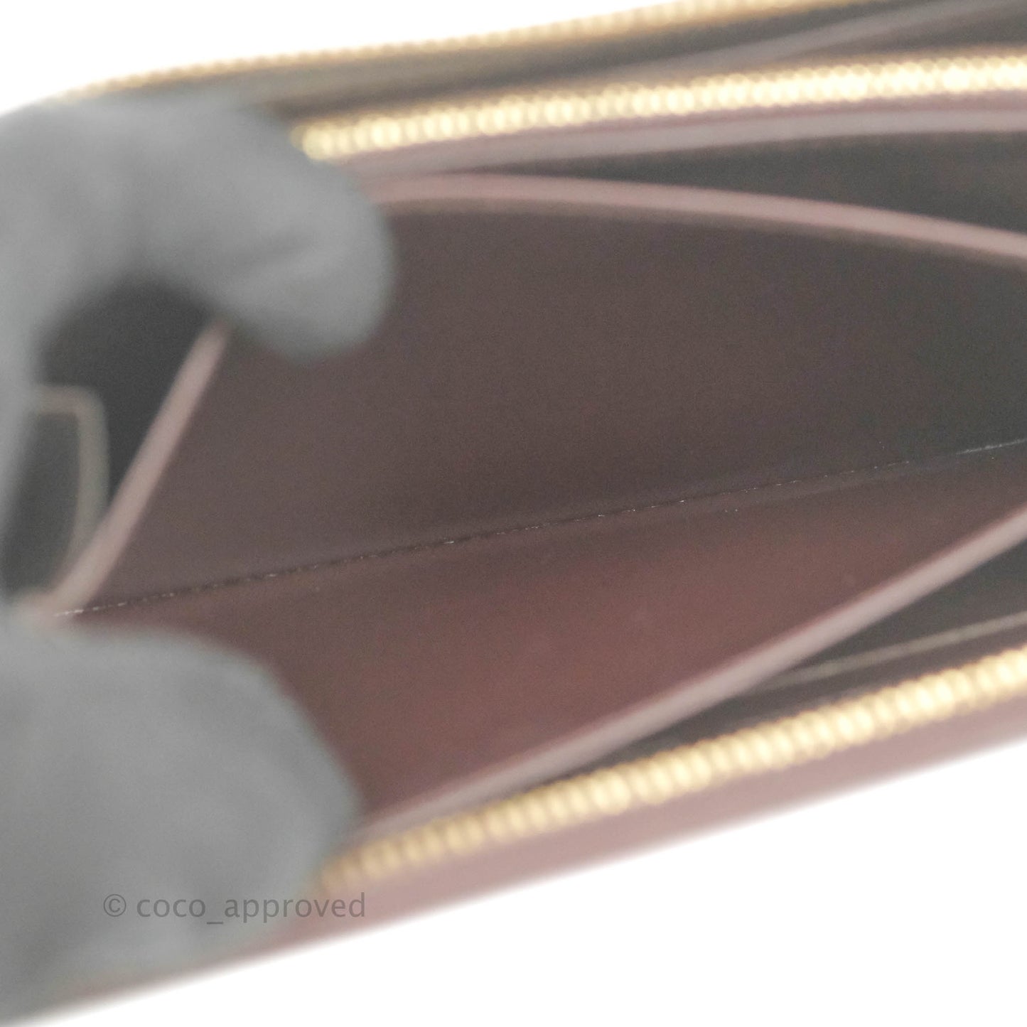 Louis Vuitton Amarante Monogram Vernis Zippy Wallet
