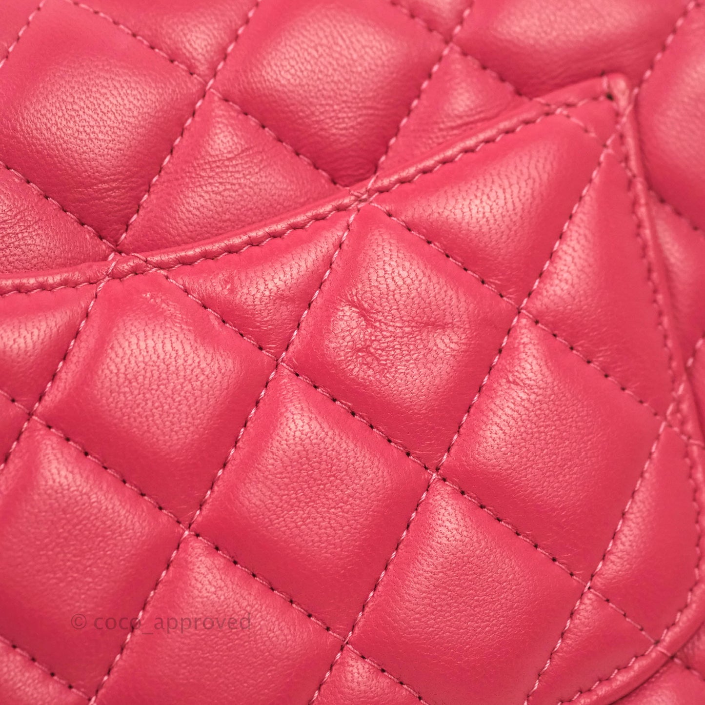 Chanel Quilted Mini Rectangular Flap Pink Lambskin Silver Hardware