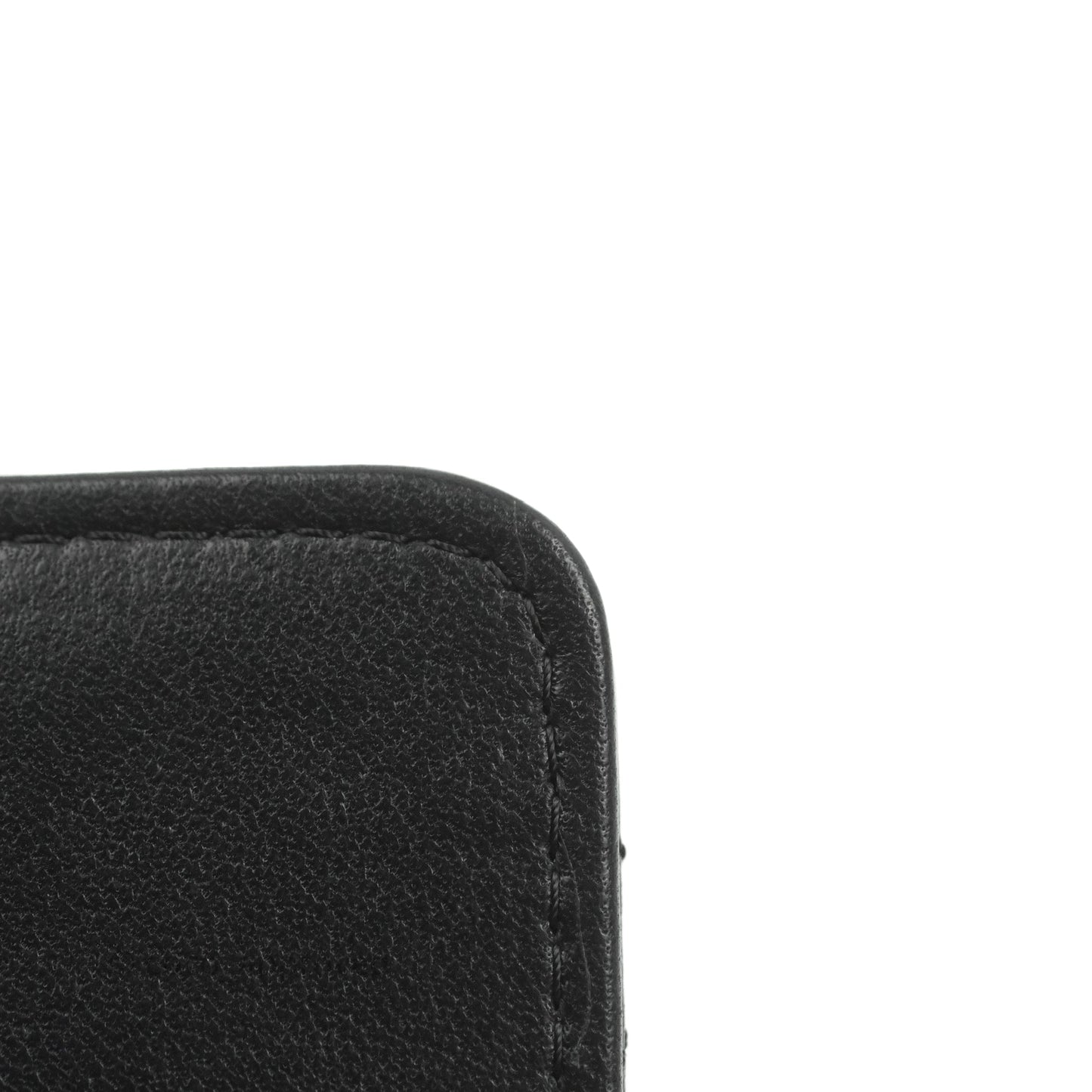 Chanel Pearl Crush Mini Clutch With Chain Black Lambskin Aged Gold Hardware