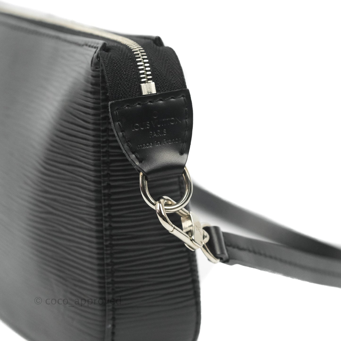 Louis Vuitton Epi Pochette Accessories NM Black