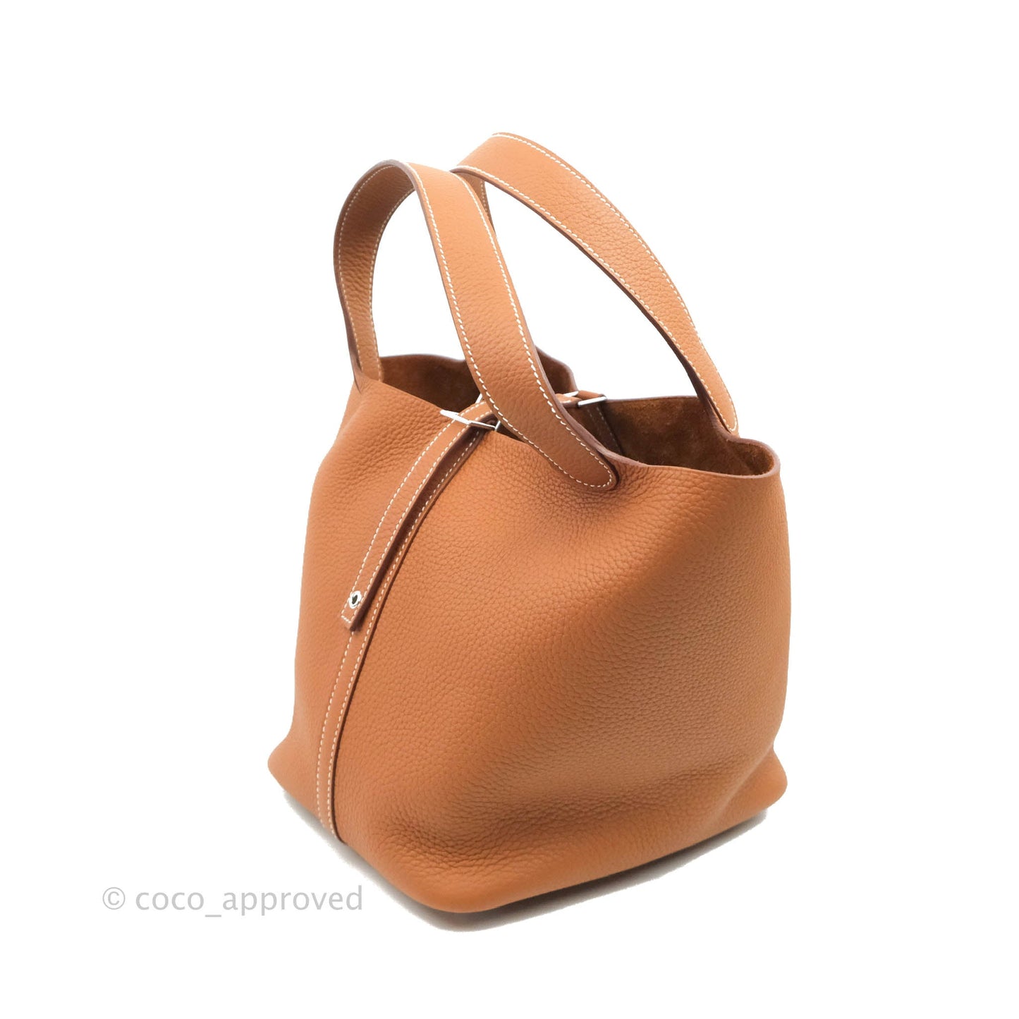 Hermès Picotin 22 Clemence Gold Palladium Hardware