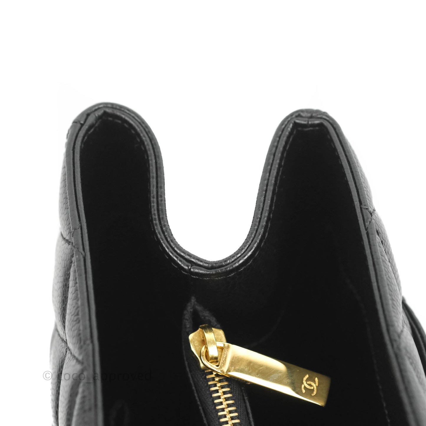 Chanel XL GST Black Caviar Gold Hardware