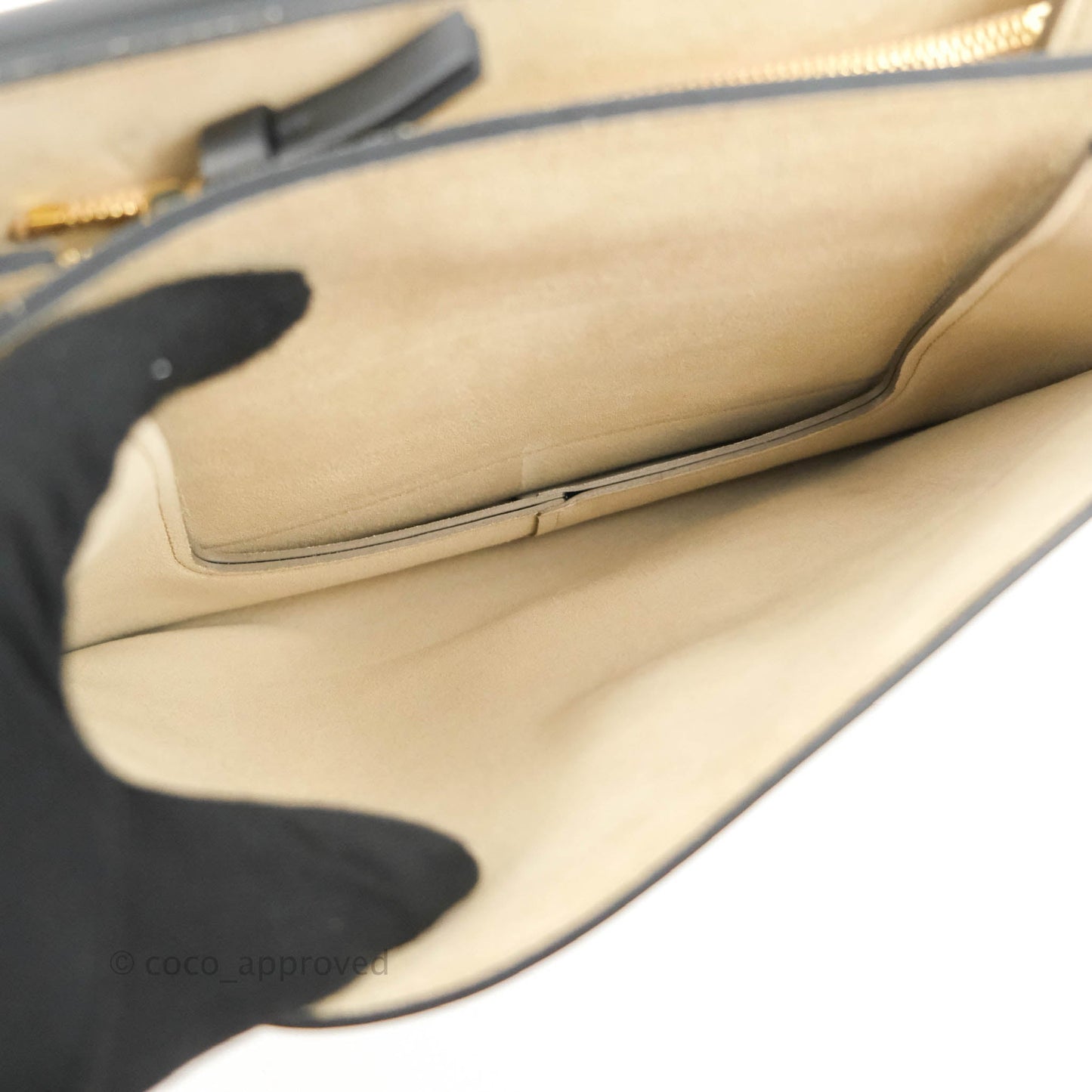 Chloe Medium Faye Shoulder Bag Black Suede Calfskin Leather