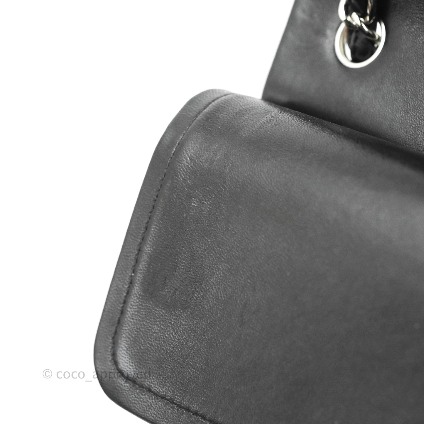 Chanel Jumbo Double Flap Black Lambskin Silver Hardware⁣⁣