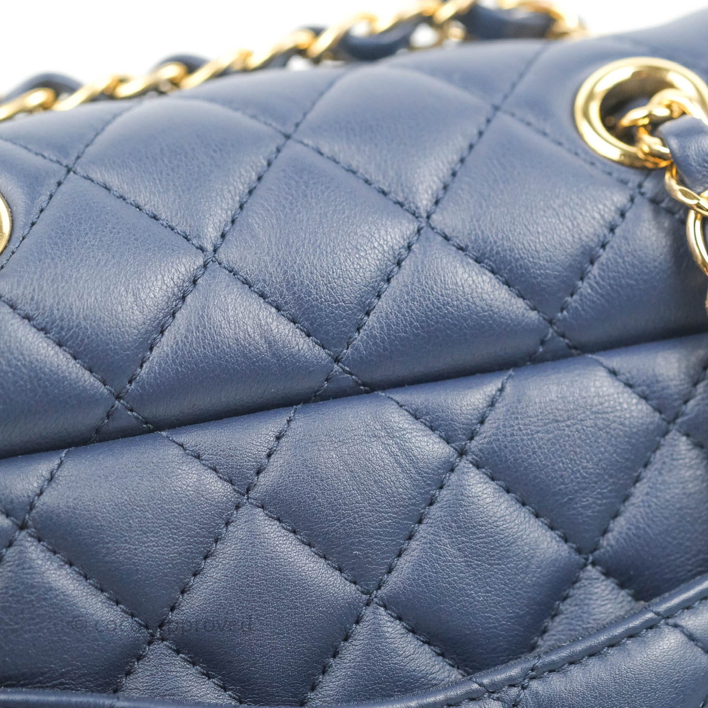 Chanel Mini Navy Calfskin Urban Spirit Backpack ⁣⁣⁣⁣⁣⁣⁣⁣⁣⁣⁣⁣⁣⁣Gold Hardware