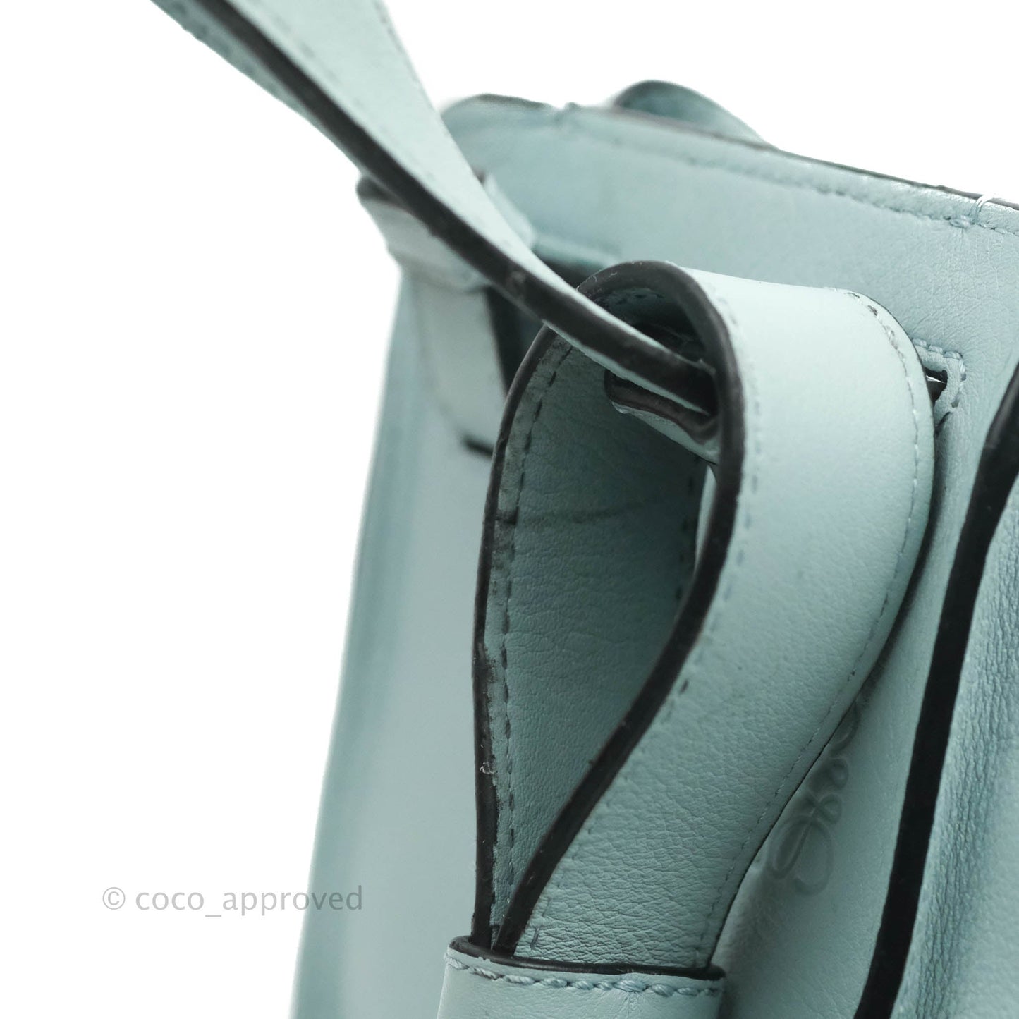 Loewe Hammock Small Aqua Shoulder Bag