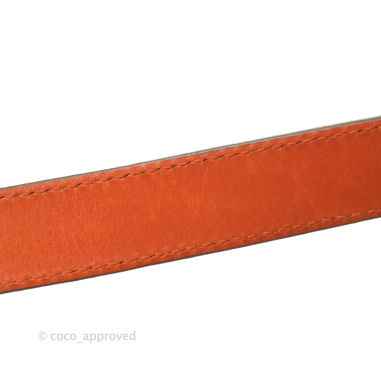 Salvatore Ferragamo Orange Top Handle Bag With Strap
