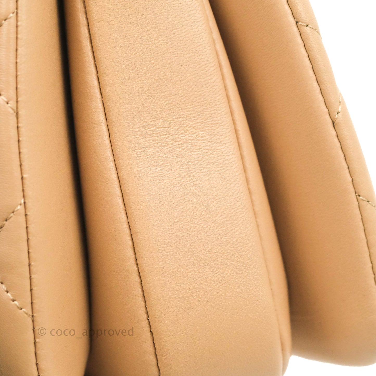 Chanel Trendy CC Small Beige Lambskin Gold Hardware 22S