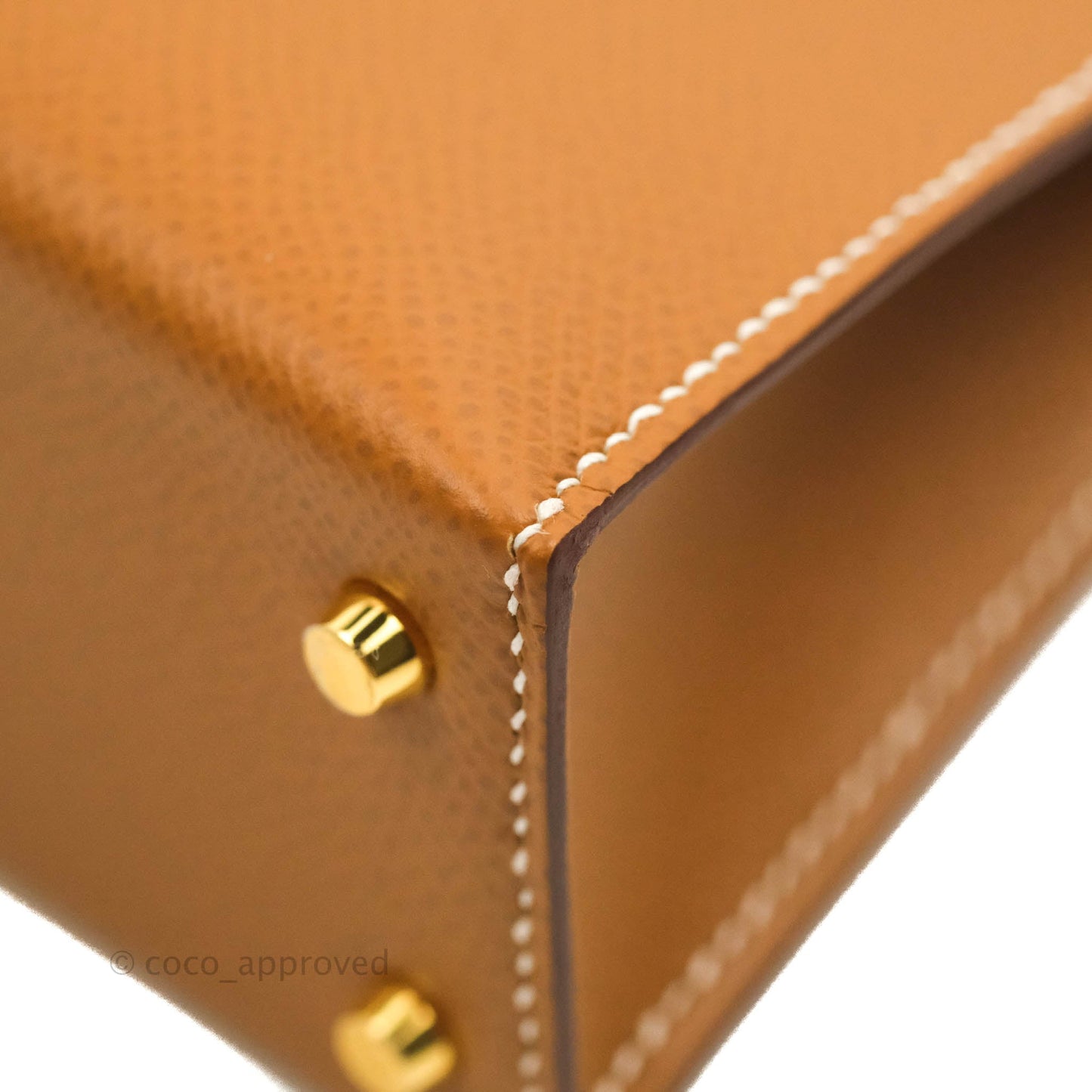 Hermès Mini Kelly II Gold Epsom Gold Hardware