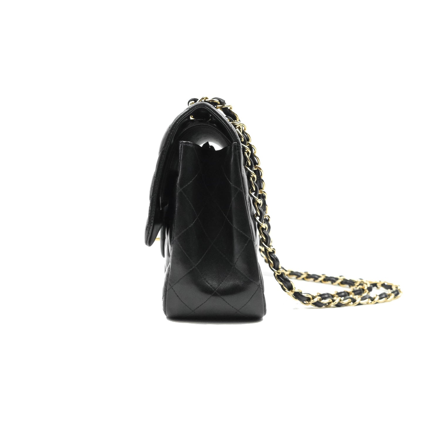 Chanel Jumbo Double Flap Black Lambskin Gold Hardware