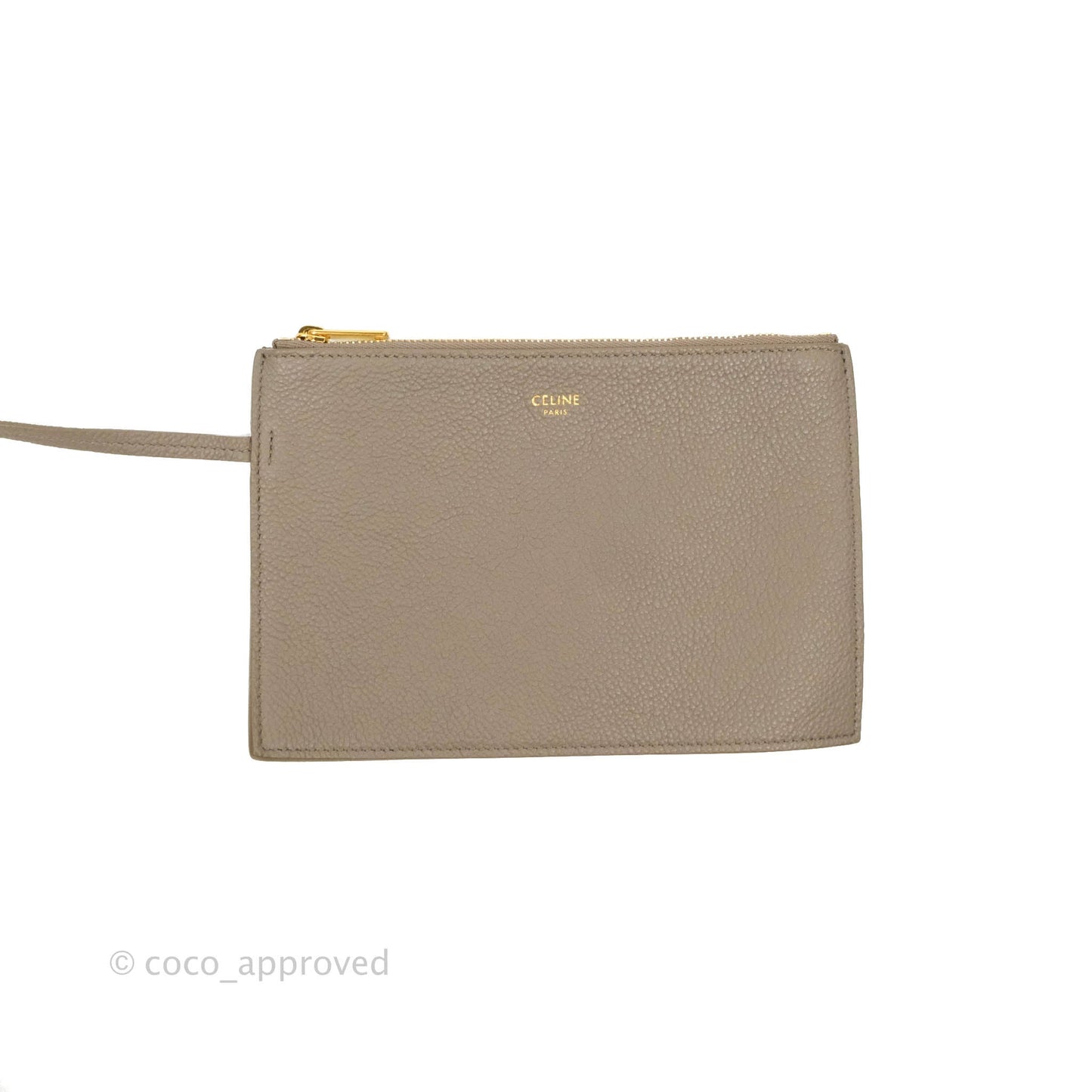 Celine Bucket 16 Bag in Supple Grained Calfskin Pebble Gold Hardware