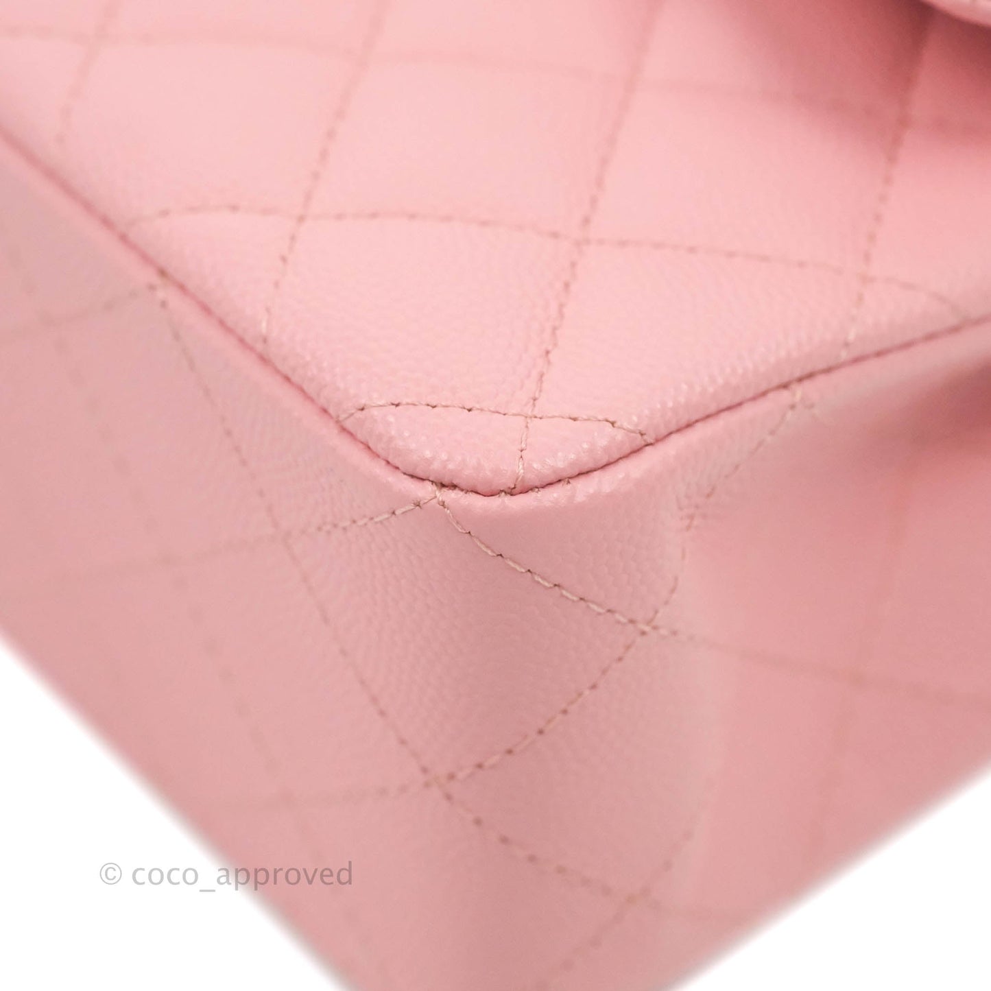 Chanel Classic Small S/M Flap Pink Caviar Gold Hardware 22C