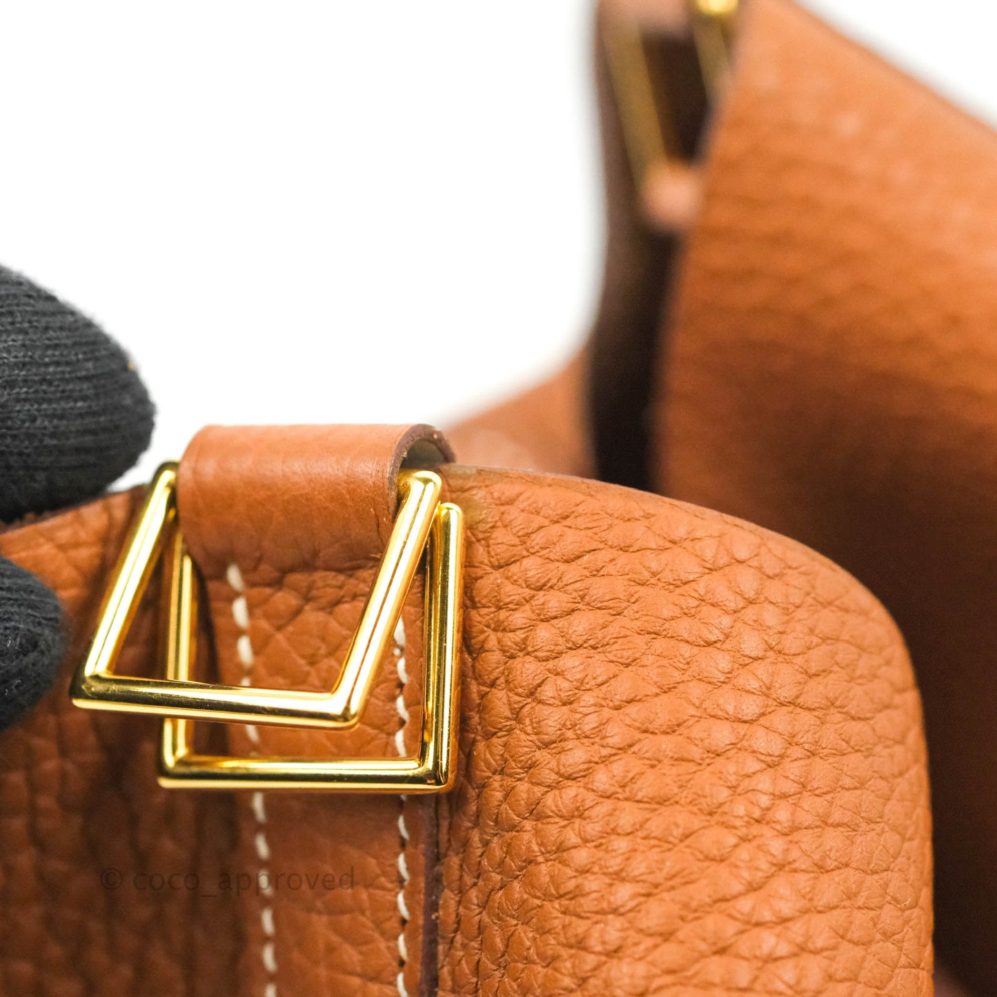 Hermès Picotin 26 GM Taurillon Clemence Gold Gold Hardware
