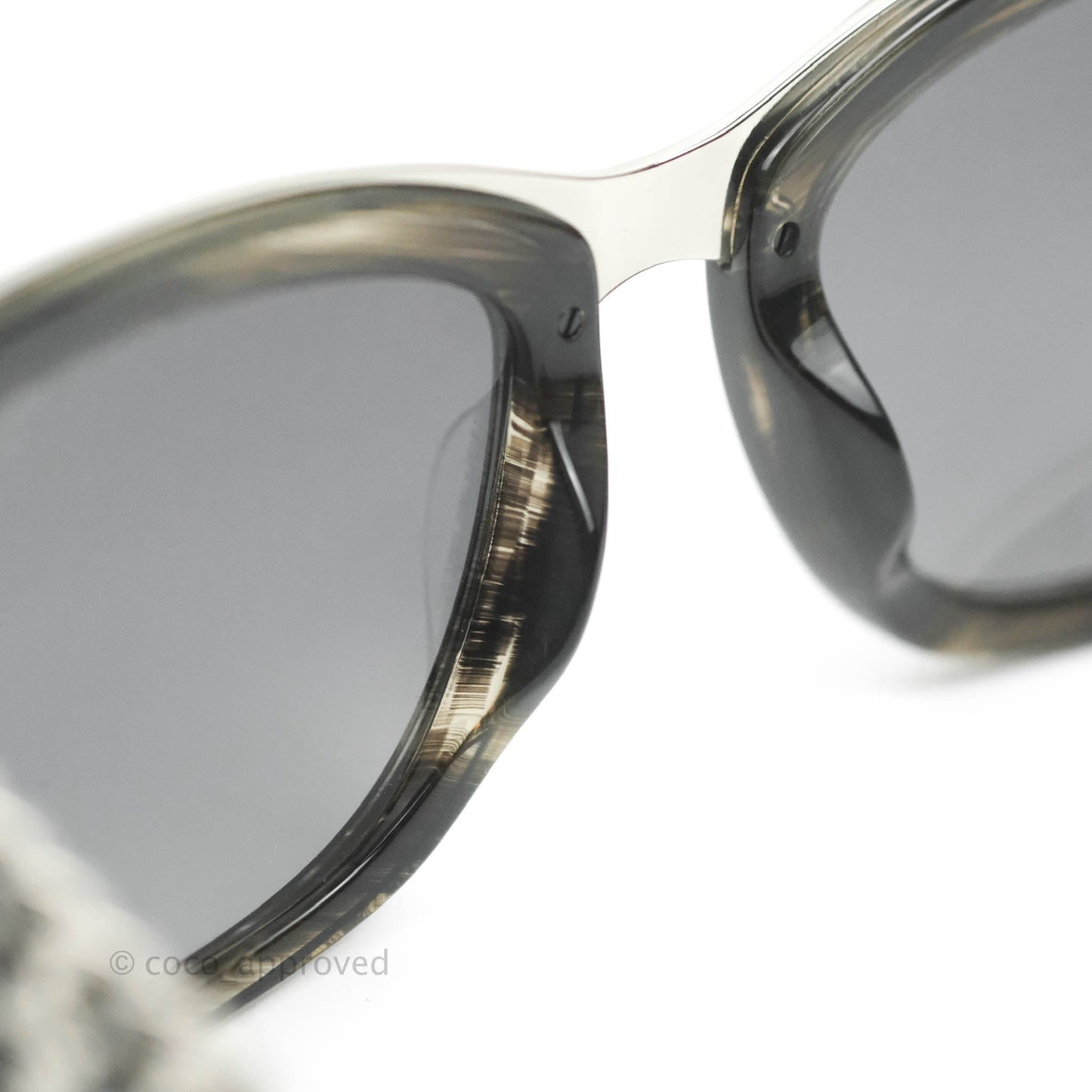 Chanel Square Chain Sunglasses 5362-Q Shaded Black