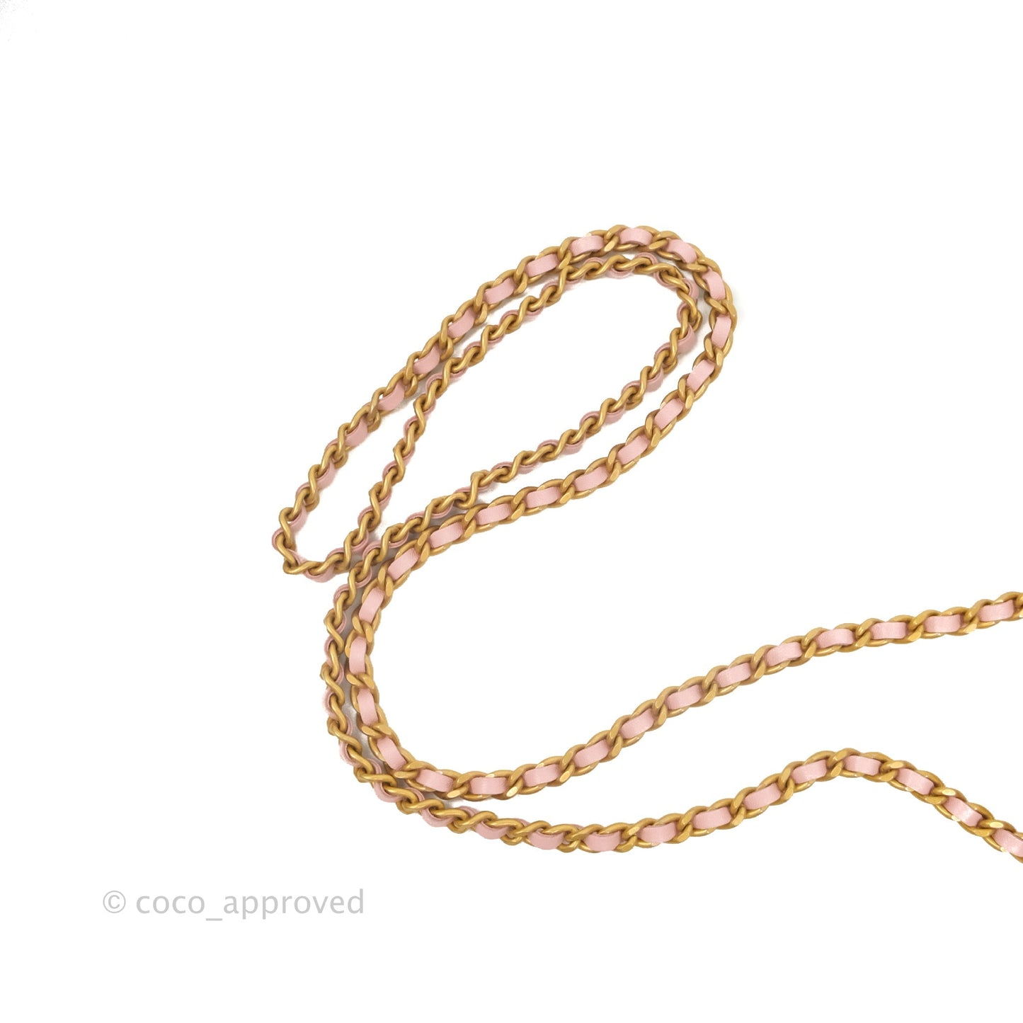 Chanel Mini Enamel Handle Clutch on Chain Pink Lambskin Gold Hardware 22B