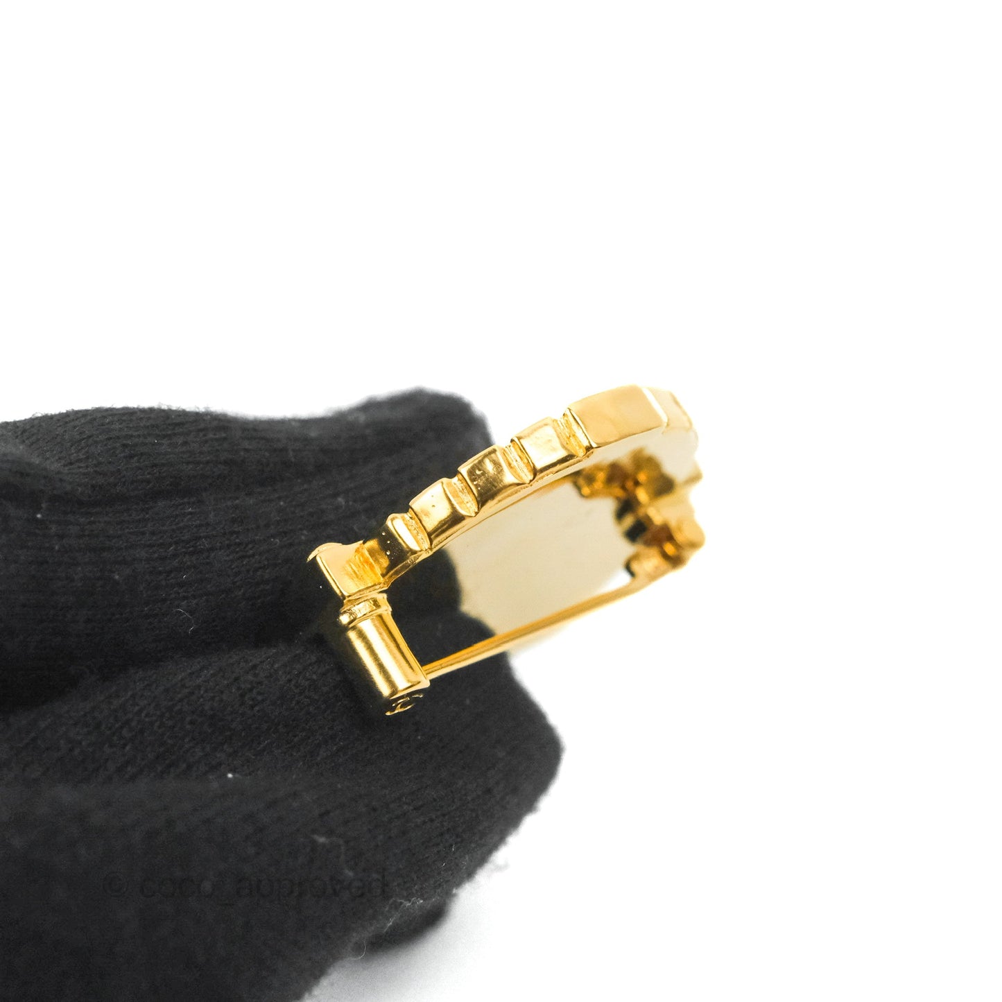 Chanel Rue Cambon Brooch Gold Tone 22A
