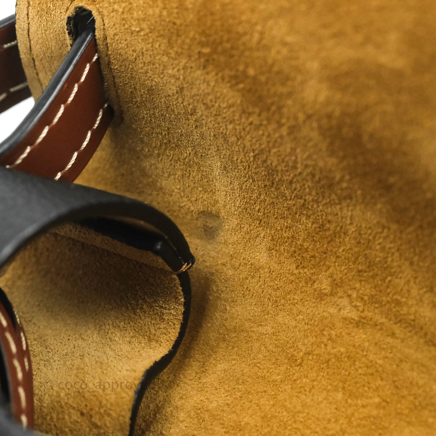 Loewe Small Gate Bag Black/Pecan Grained Calfskin