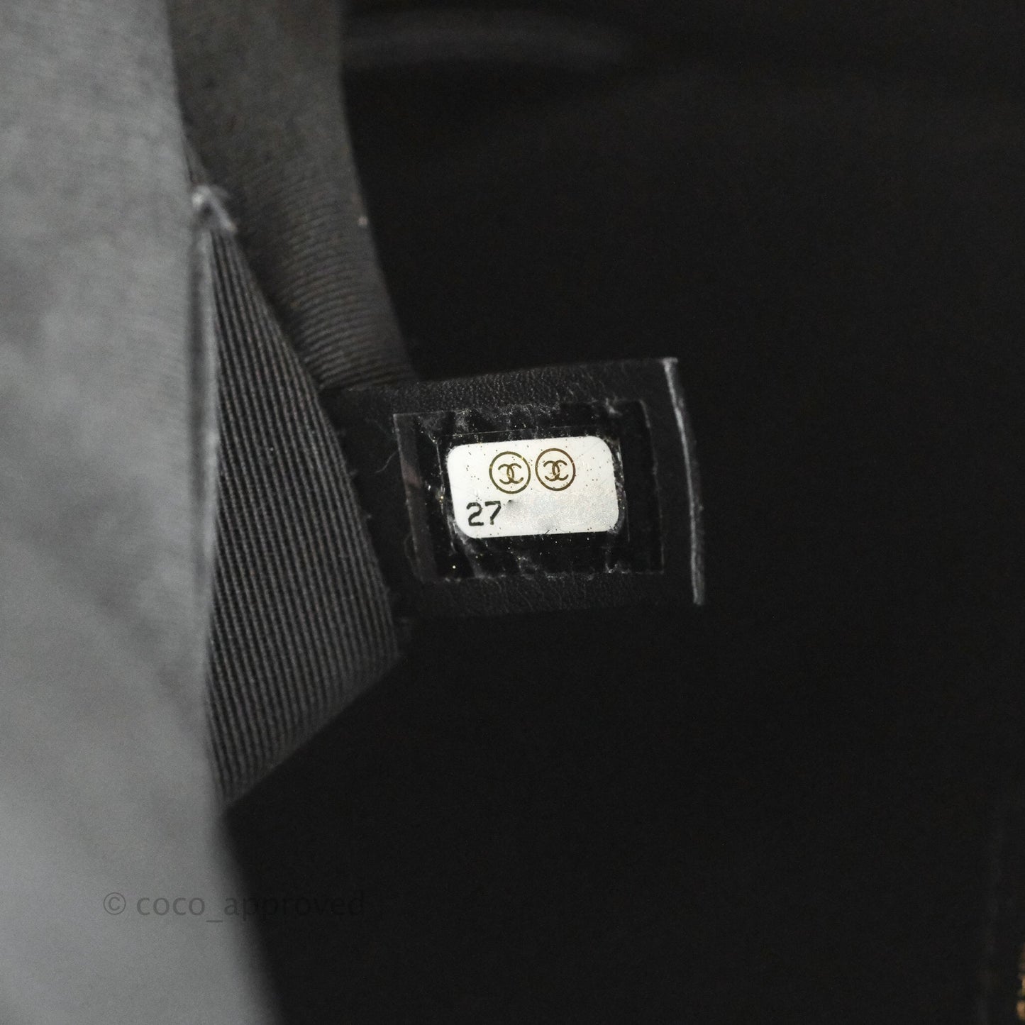 Chanel Quilted Large CC Day Backpack Black Caviar Gold Hardware