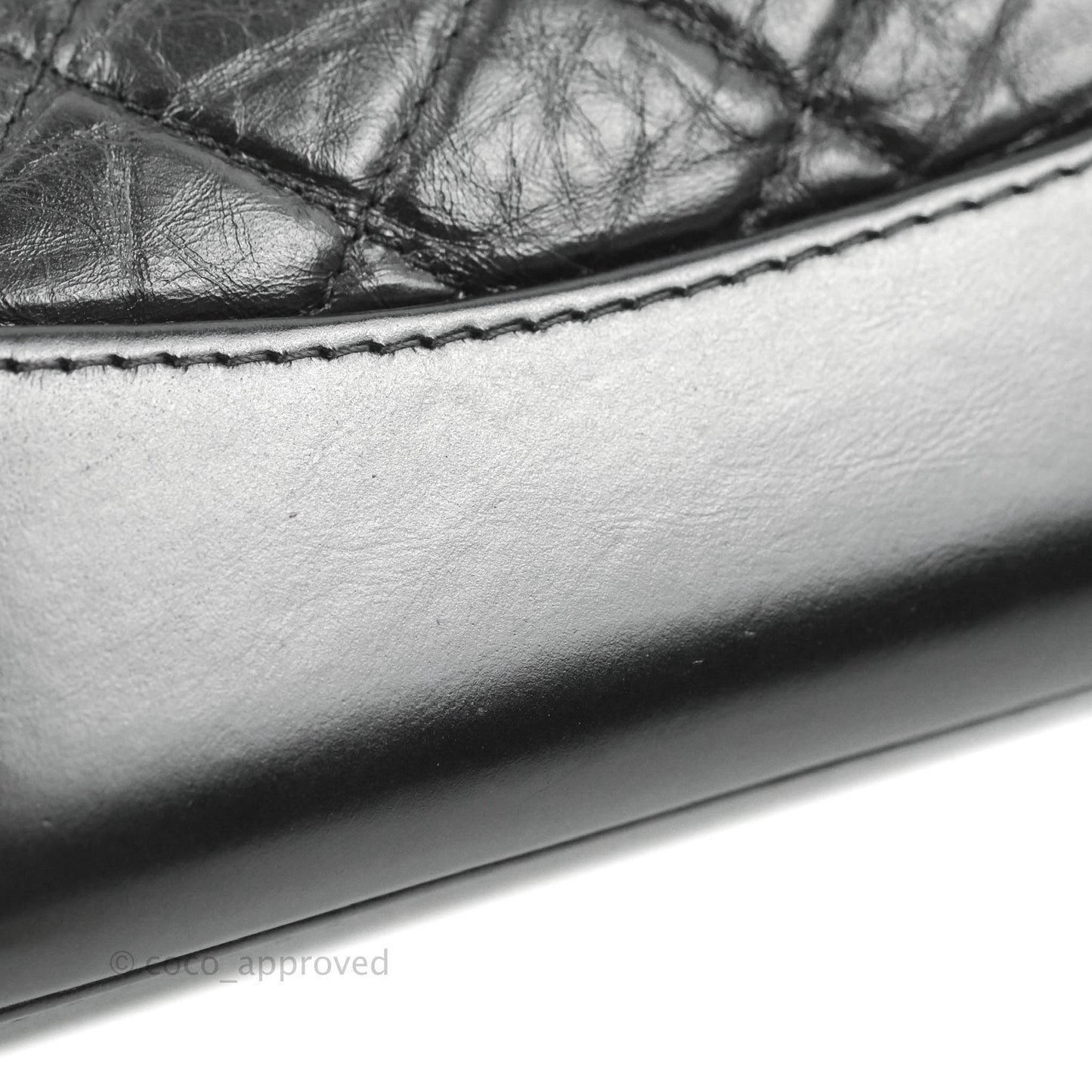 Chanel Small Gabrielle Backpack Black Aged Calfskin