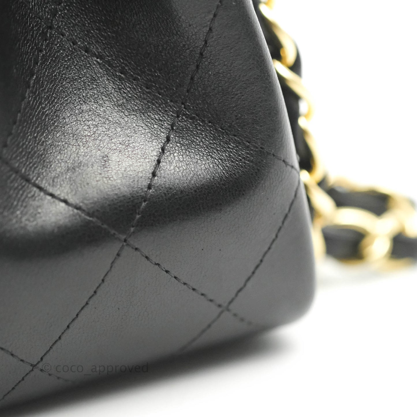 Chanel Jumbo Double Flap Black Lambskin Gold Hardware