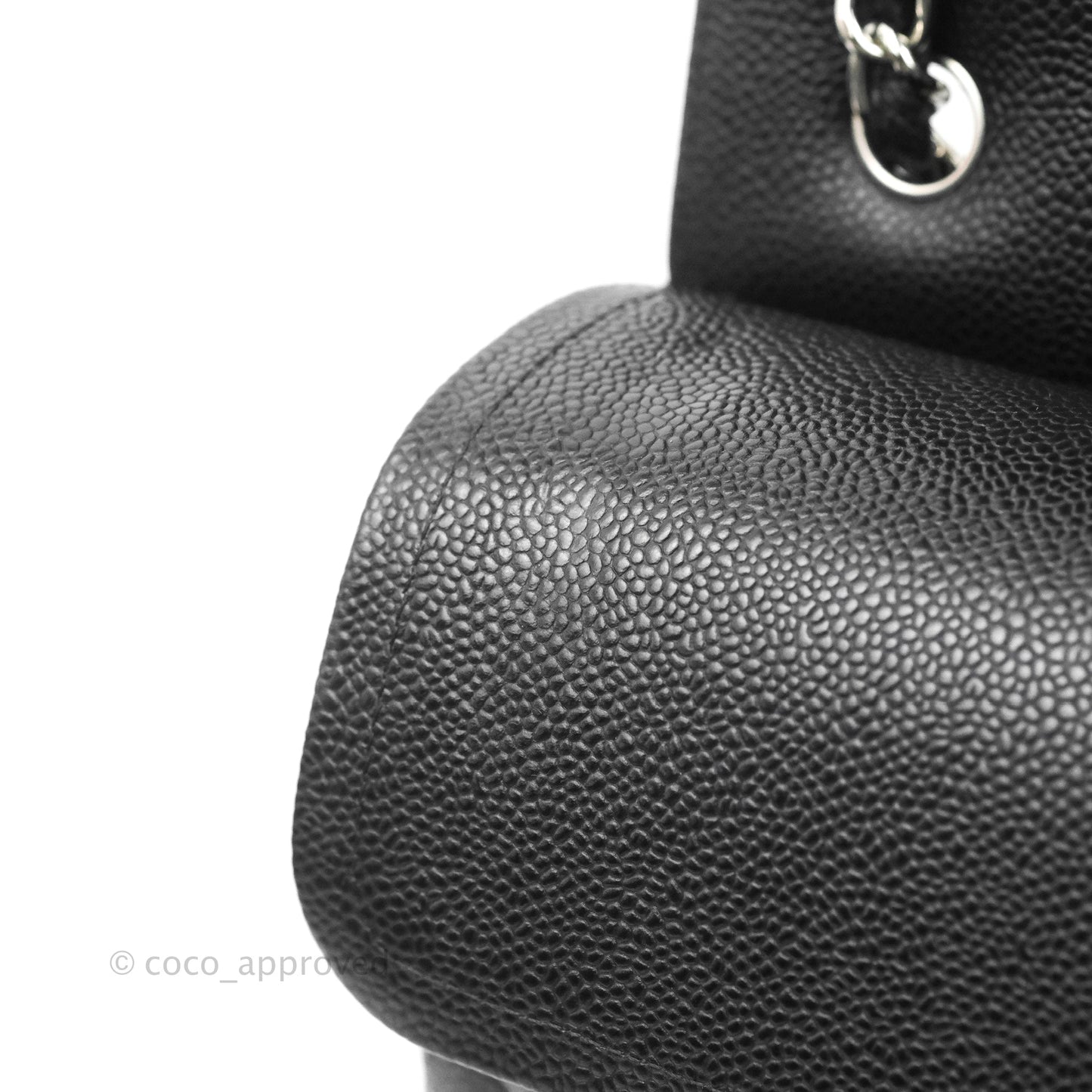 Chanel Jumbo Double Flap Black Caviar Silver Hardware⁣⁣