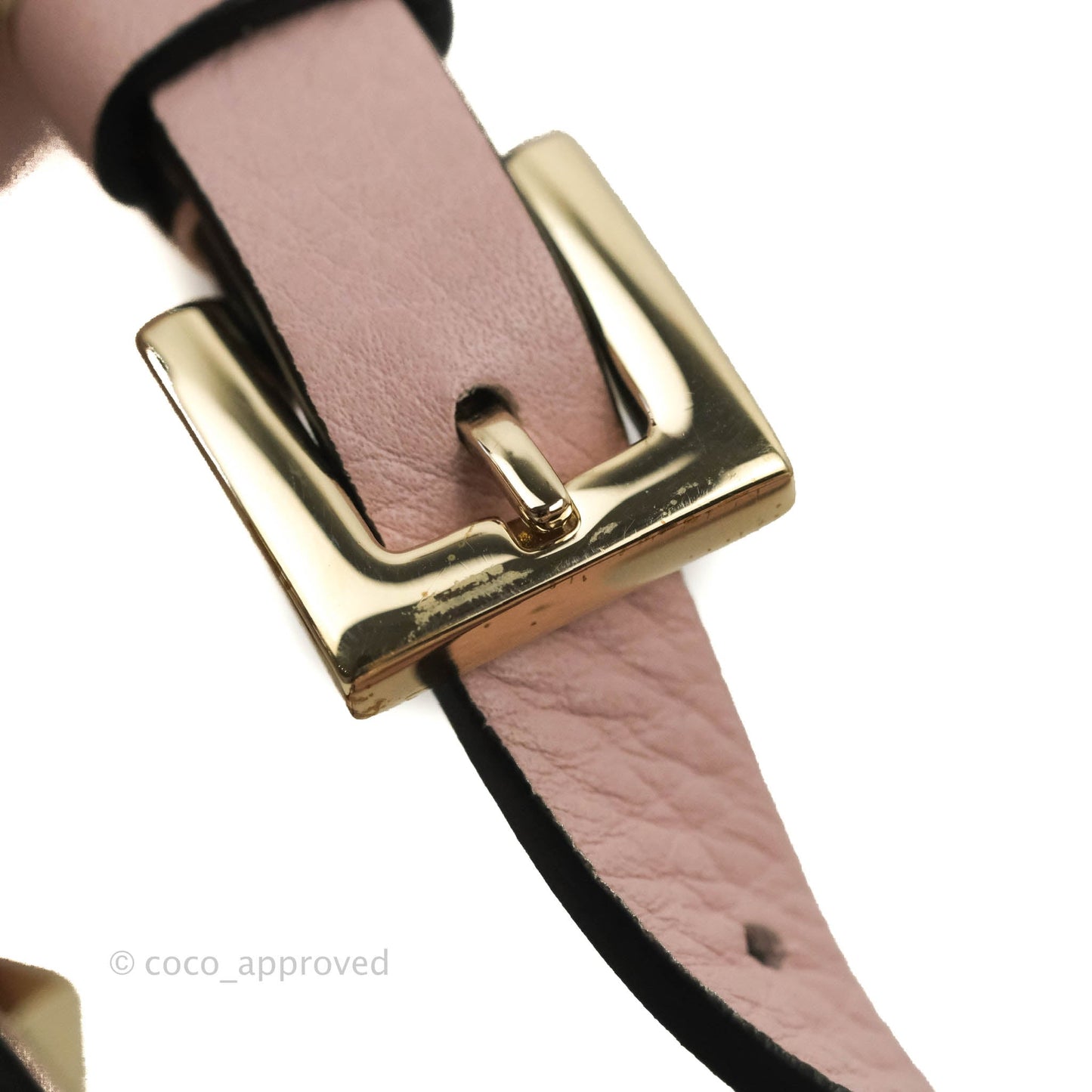 Valentino Garavani Small Rockstud Crossbody Bag Poudre Grainy Calfskin