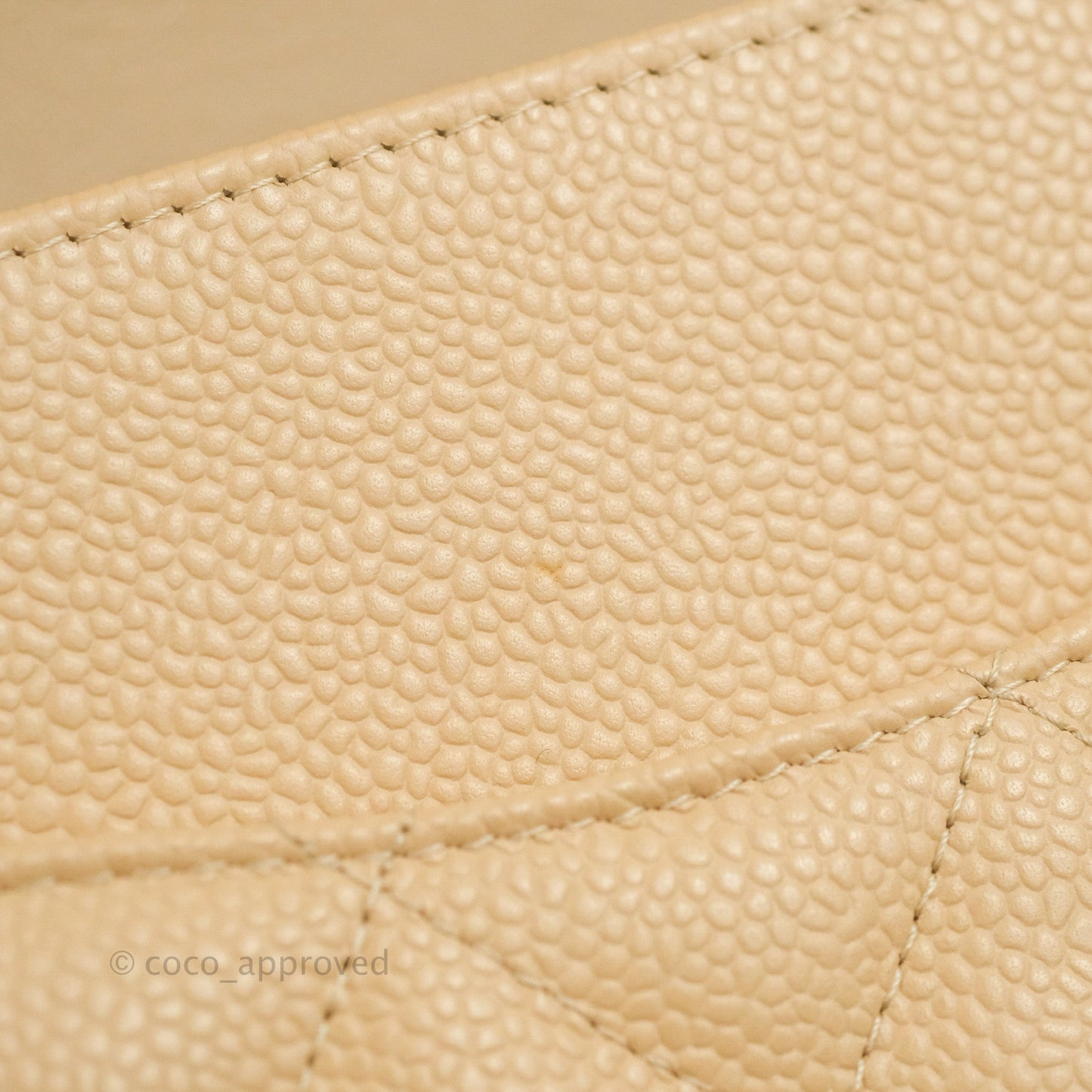 Chanel Jumbo Double Flap Beige Caviar Gold Hardware⁣⁣