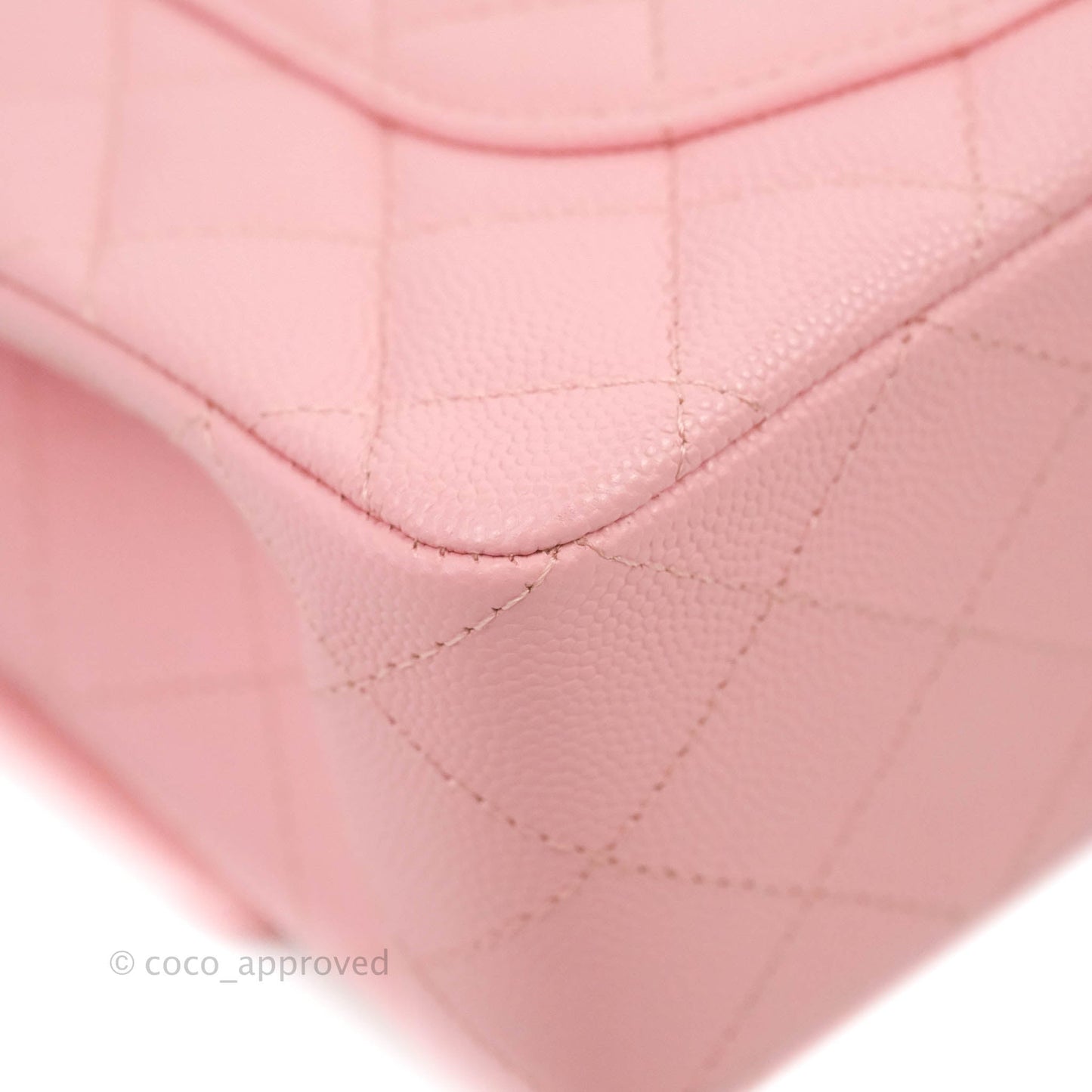 Chanel Classic Small S/M Flap Pink Caviar Gold Hardware 22C