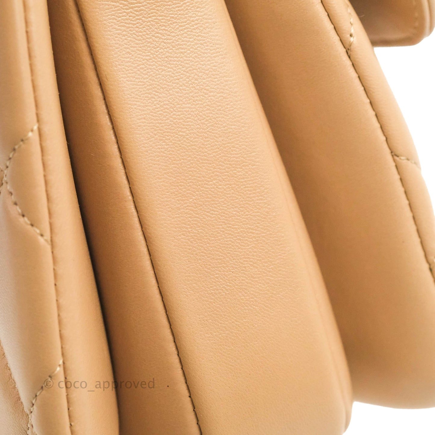 Chanel Trendy CC Small Beige Lambskin Gold Hardware 22S