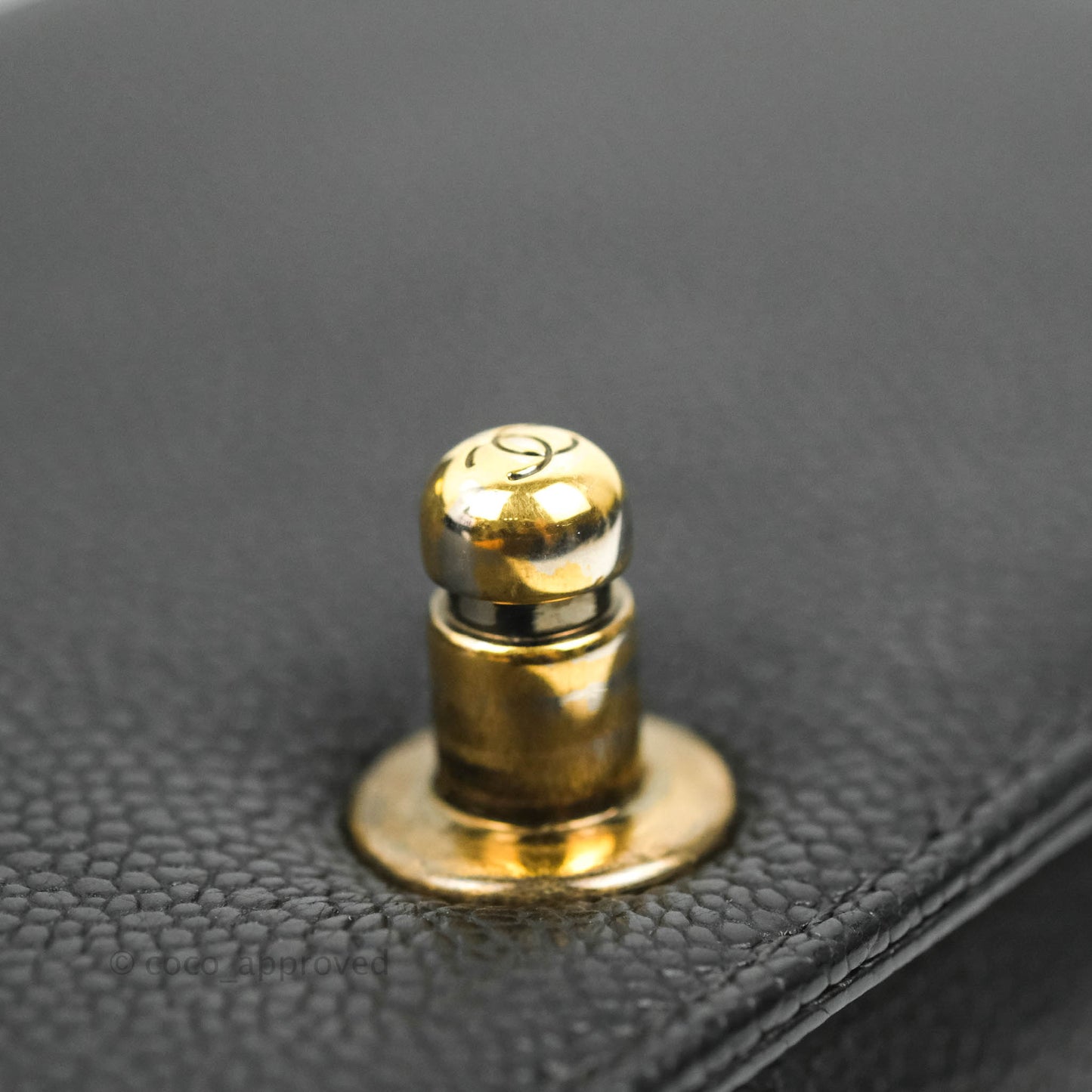 Chanel Quilted Small Boy Black Caviar Aged Gold Hardware