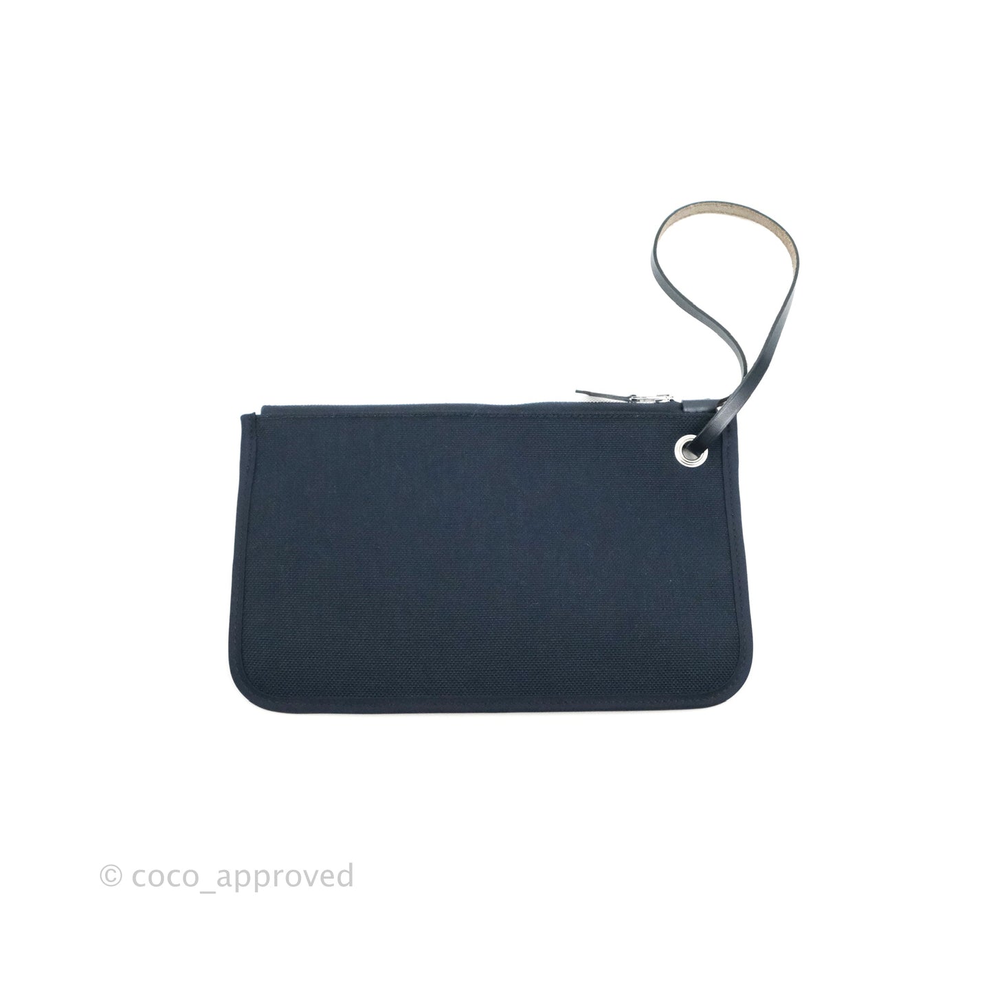 Hermès Herbag Zip 39 Navy Canvas Palladium Hardware