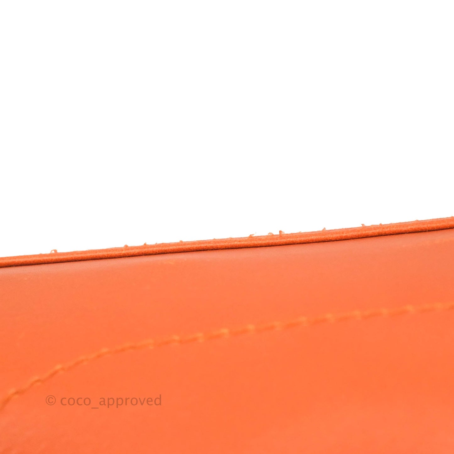 Salvatore Ferragamo Orange Top Handle Bag With Strap