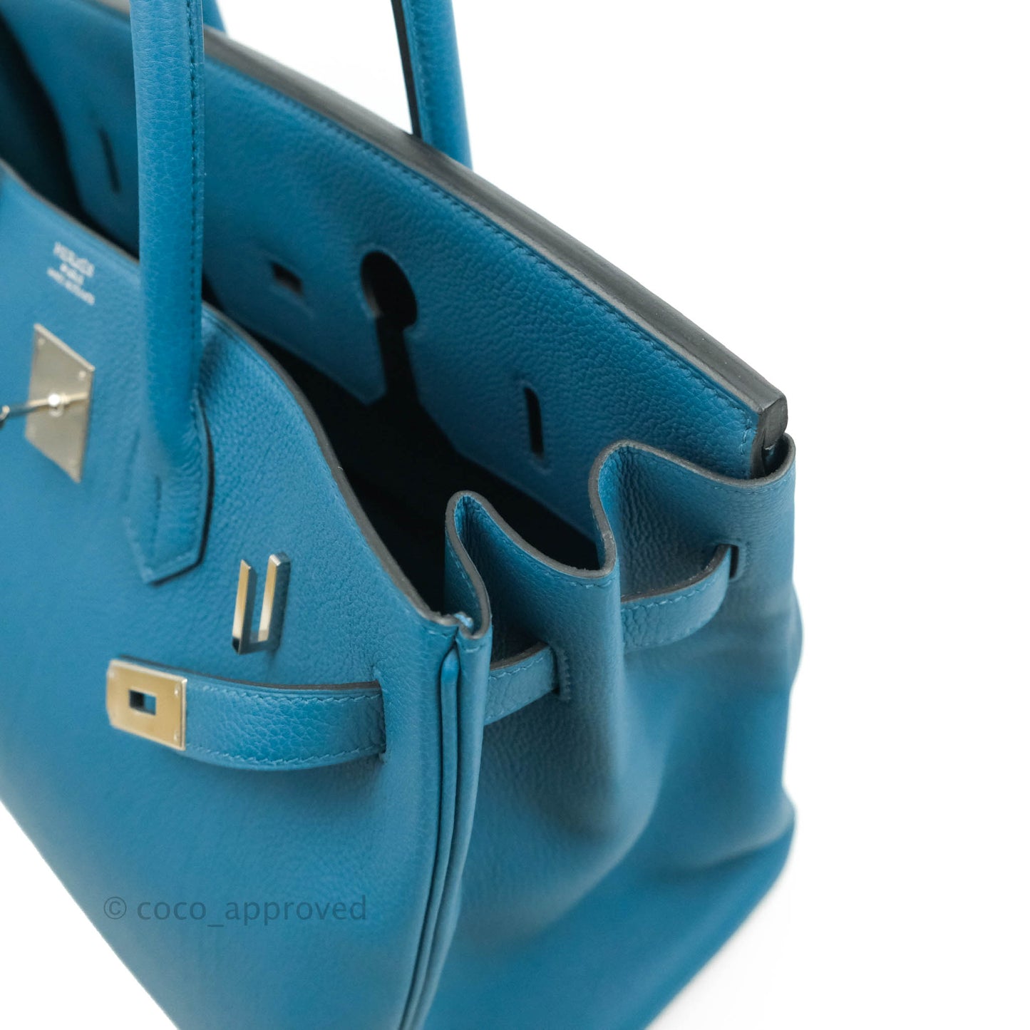 Hermès Birkin 35 Cobalt Togo Palladium Hardware