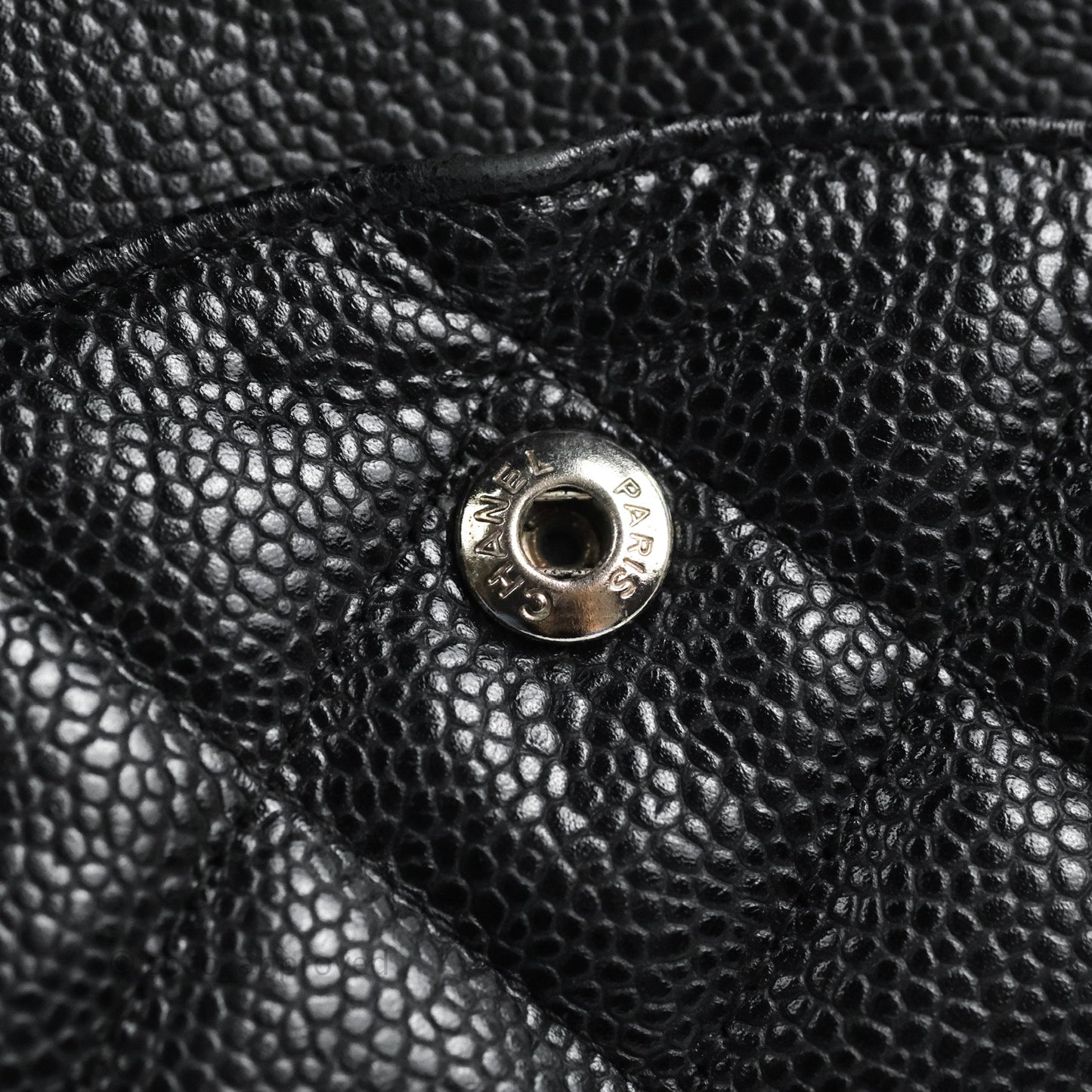 Chanel Jumbo Double Flap Black Caviar Silver Hardware⁣⁣