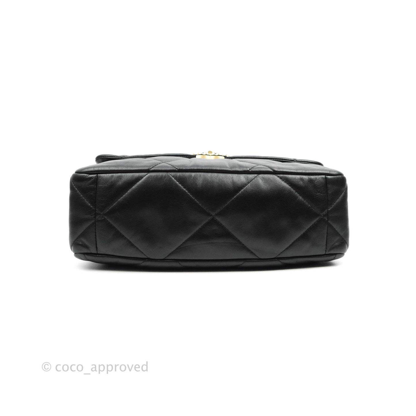 Chanel 19 Medium Black Goatskin Mixed Hardware