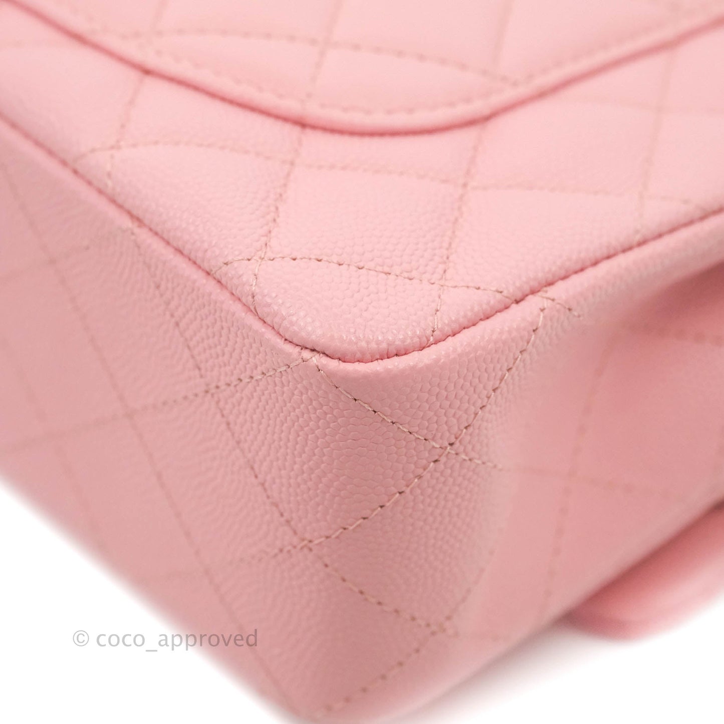 Chanel Classic Small S/M Flap Pink Caviar Gold Hardware 22C