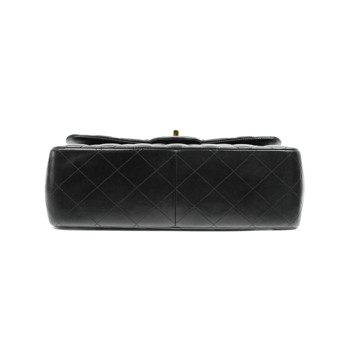 Chanel Jumbo Double Flap Black Lambskin Gold Hardware
