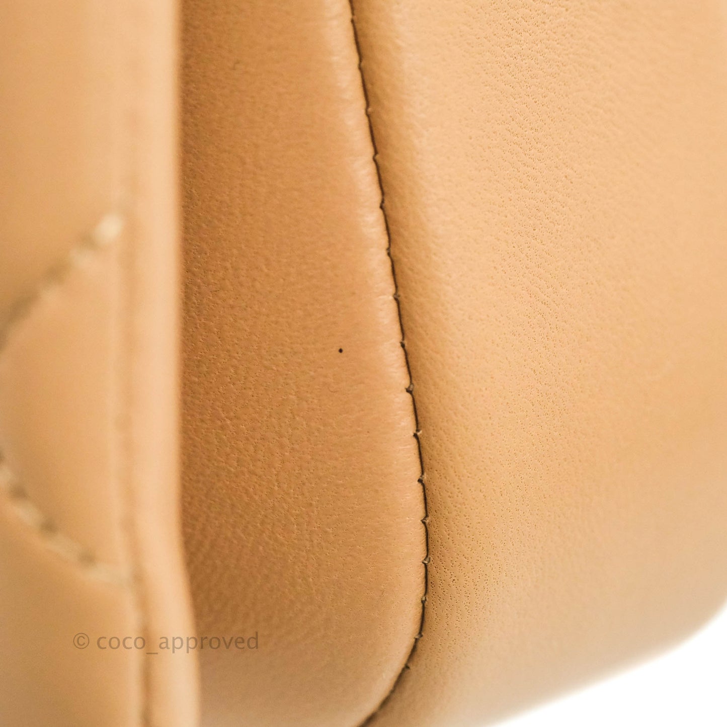 Chanel Trendy CC Small Beige Lambskin Gold Hardware 22S